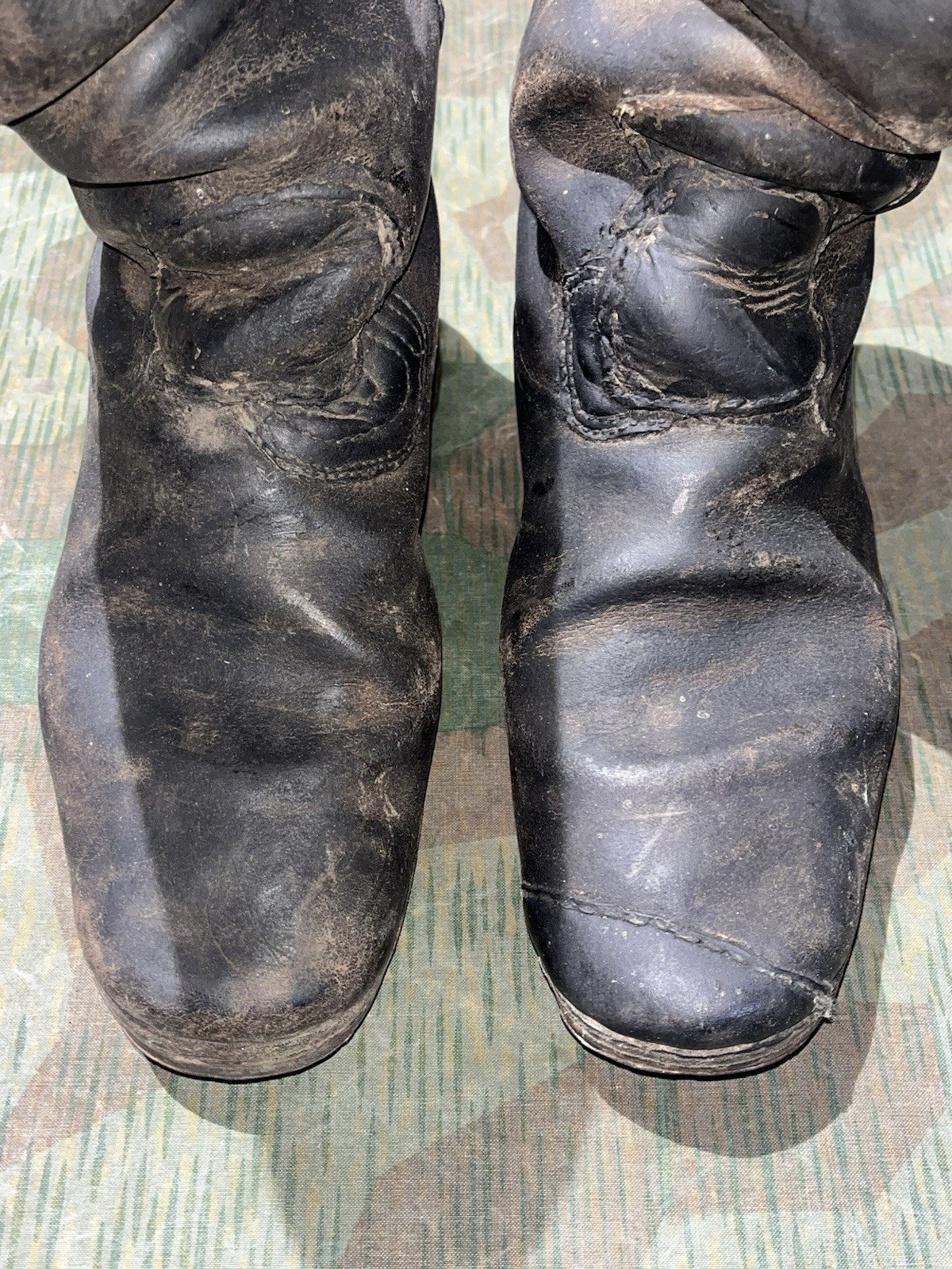 Size 8 Original WW2 German Uniform Combat / Marching Jack Boots w/ Hobnails - Image 15