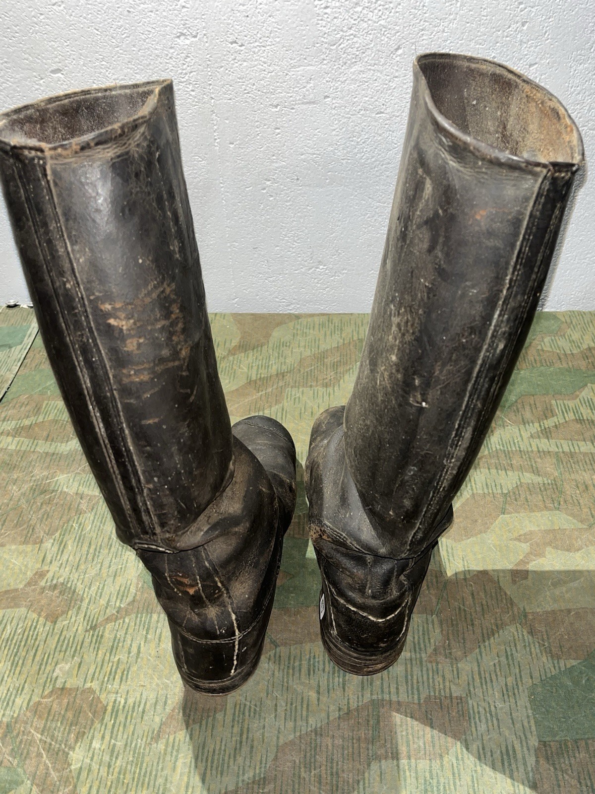 Size 8 Original WW2 German Uniform Combat / Marching Jack Boots w/ Hobnails - Image 19