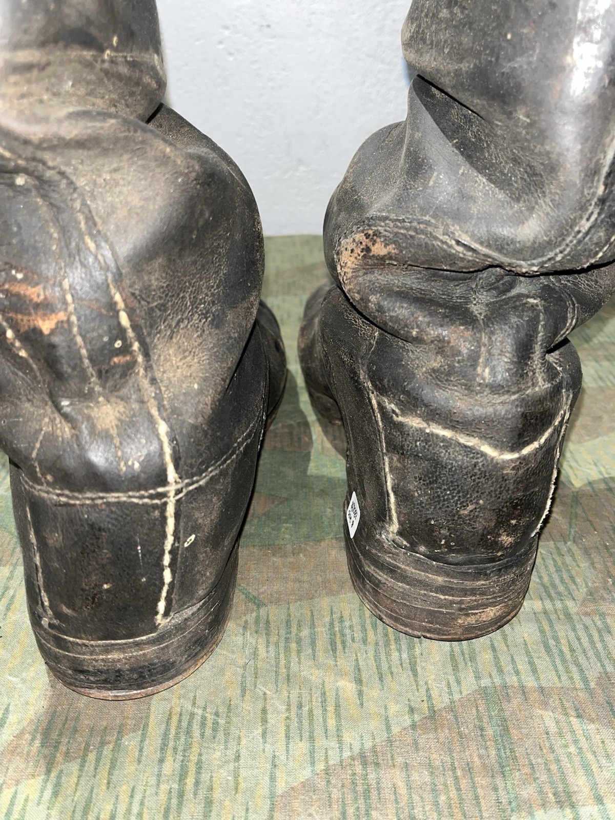 Size 8 Original WW2 German Uniform Combat / Marching Jack Boots w/ Hobnails - Image 20