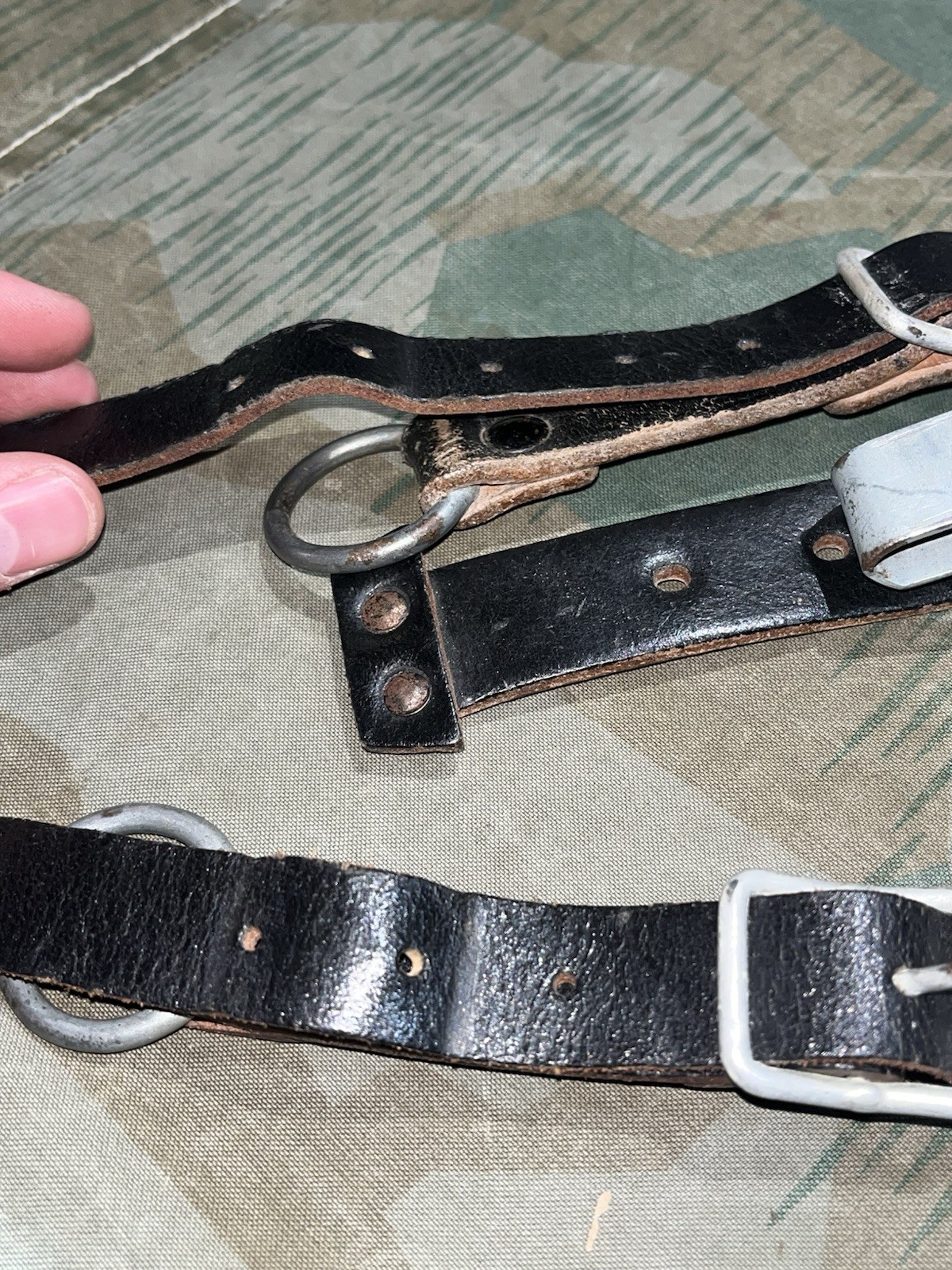 WW2 German Style / Post War Uniform Enlisted Y-Straps Harness for Belts - Image 3