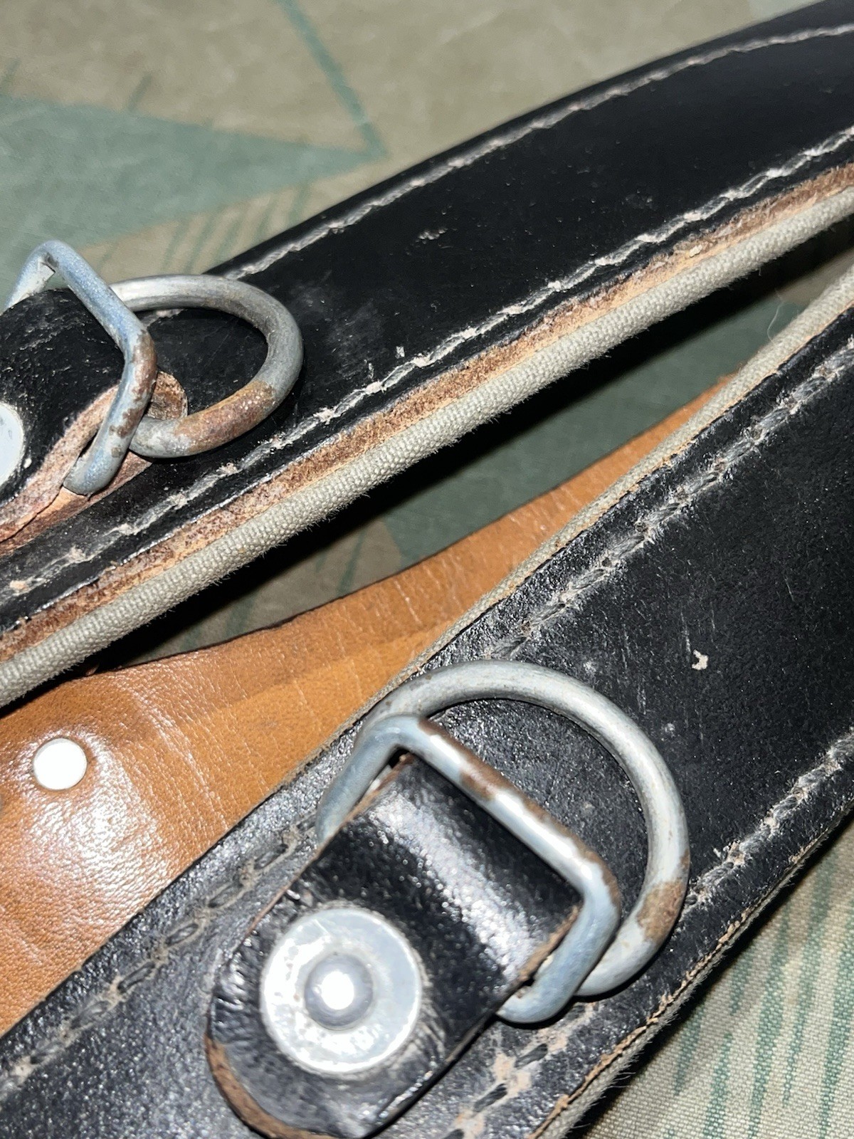 WW2 German Style / Post War Uniform Enlisted Y-Straps Harness for Belts - Image 6