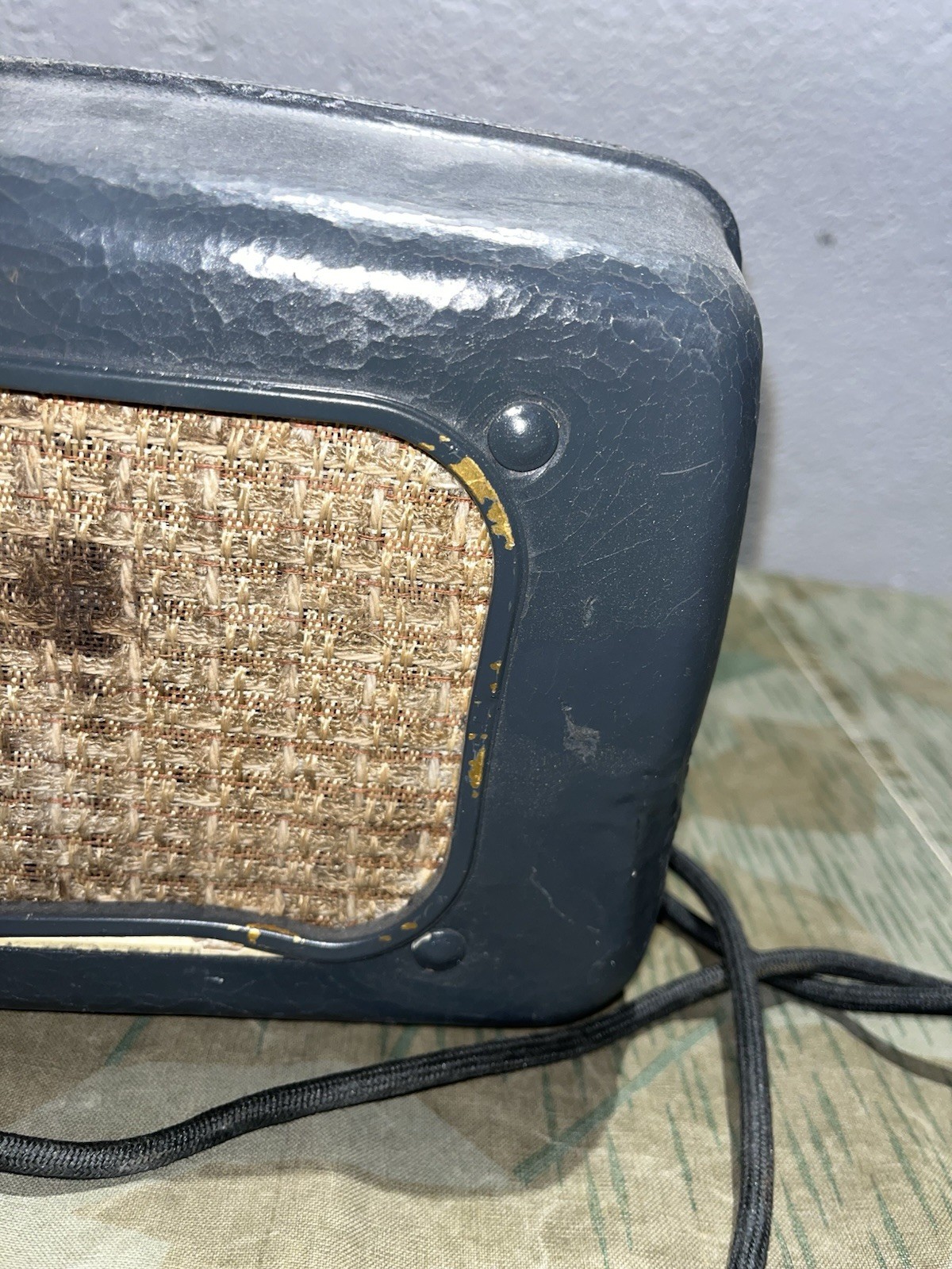 Post WW2 German Torn EB Radio Loudspeaker Signalman Isophon - Image 3