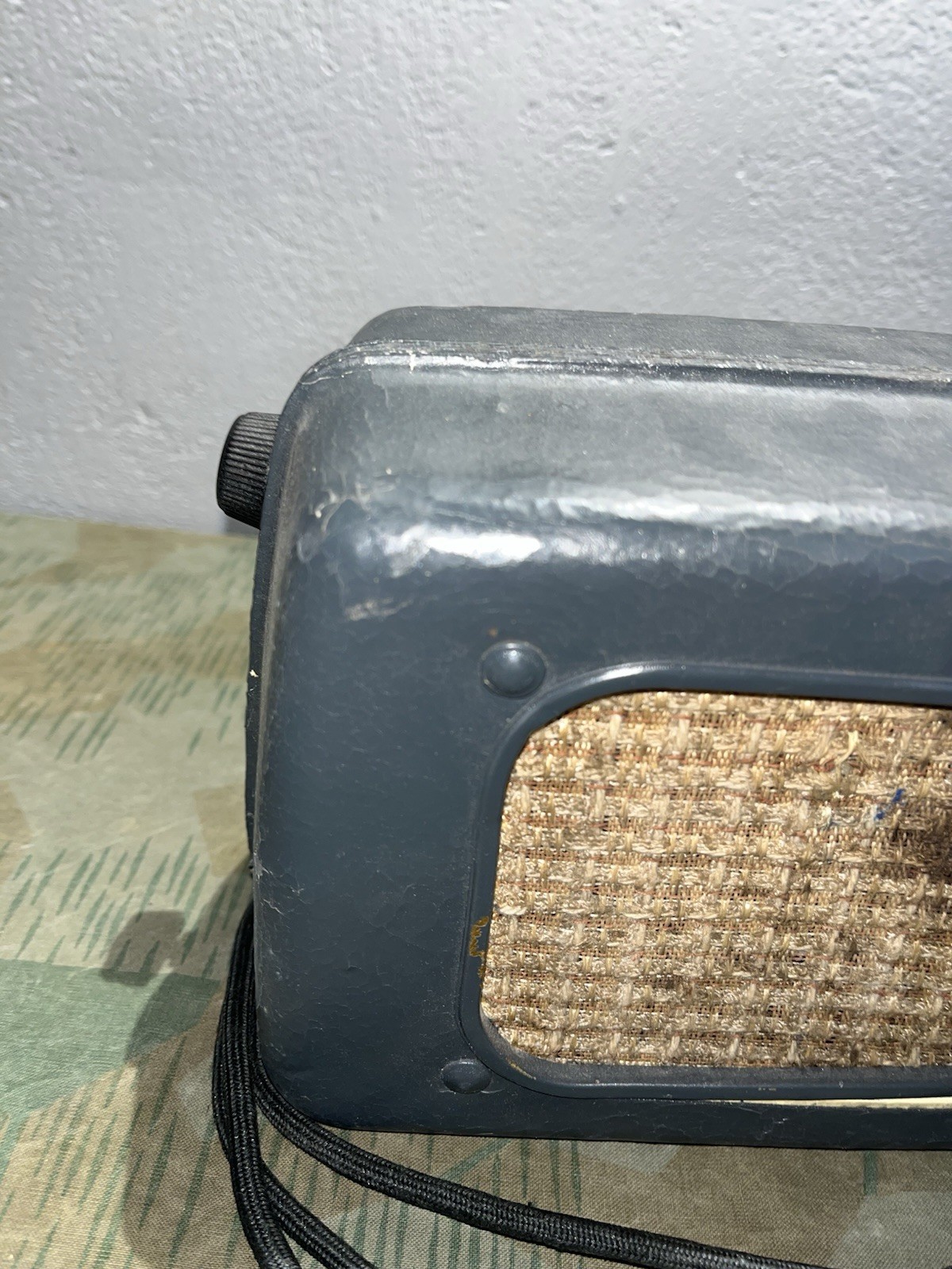 Post WW2 German Torn EB Radio Loudspeaker Signalman Isophon - Image 4