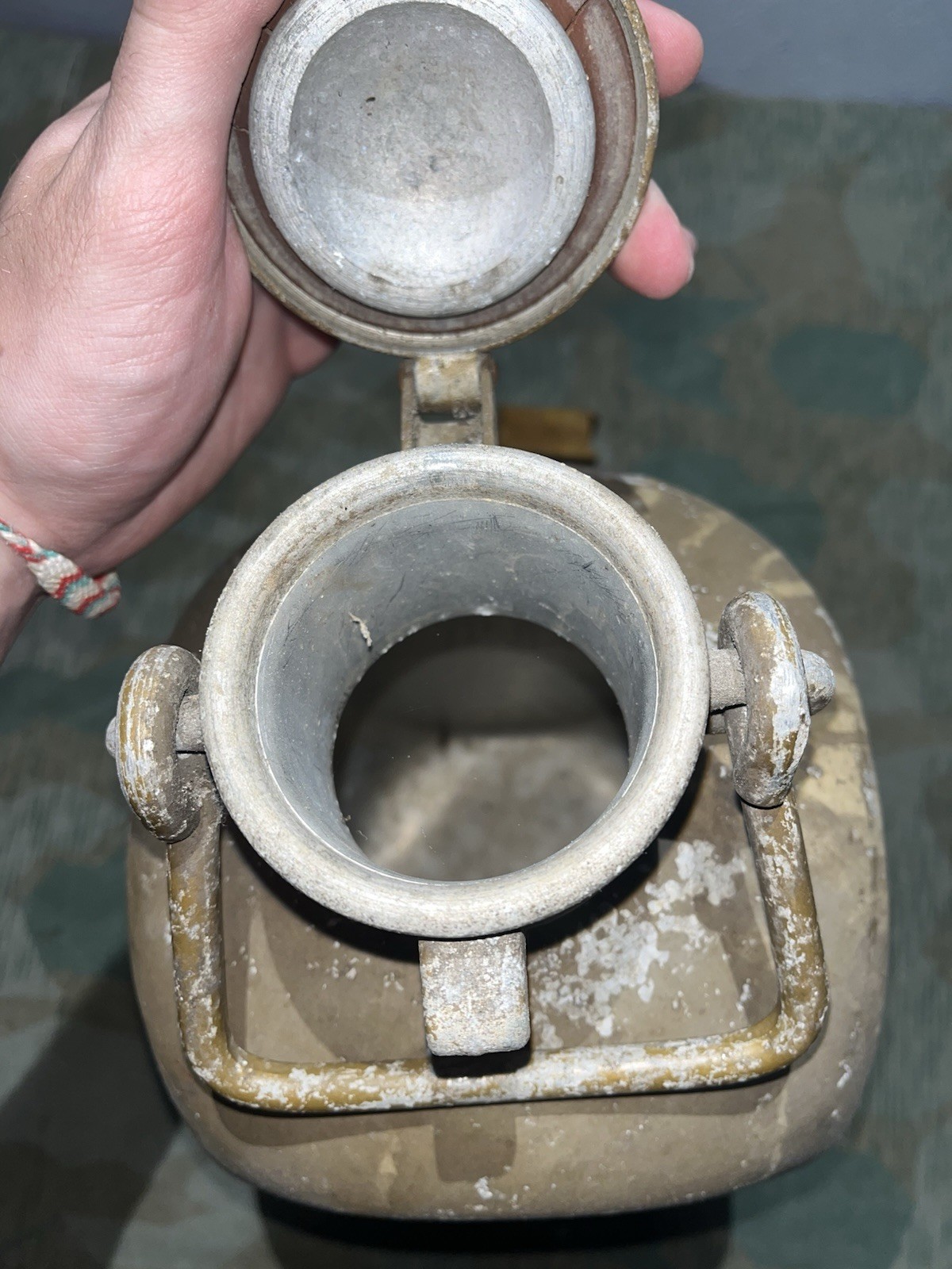 Original WW2 German FL Luftwaffe Marked AVX 10L Trinkwasser Container - Image 13