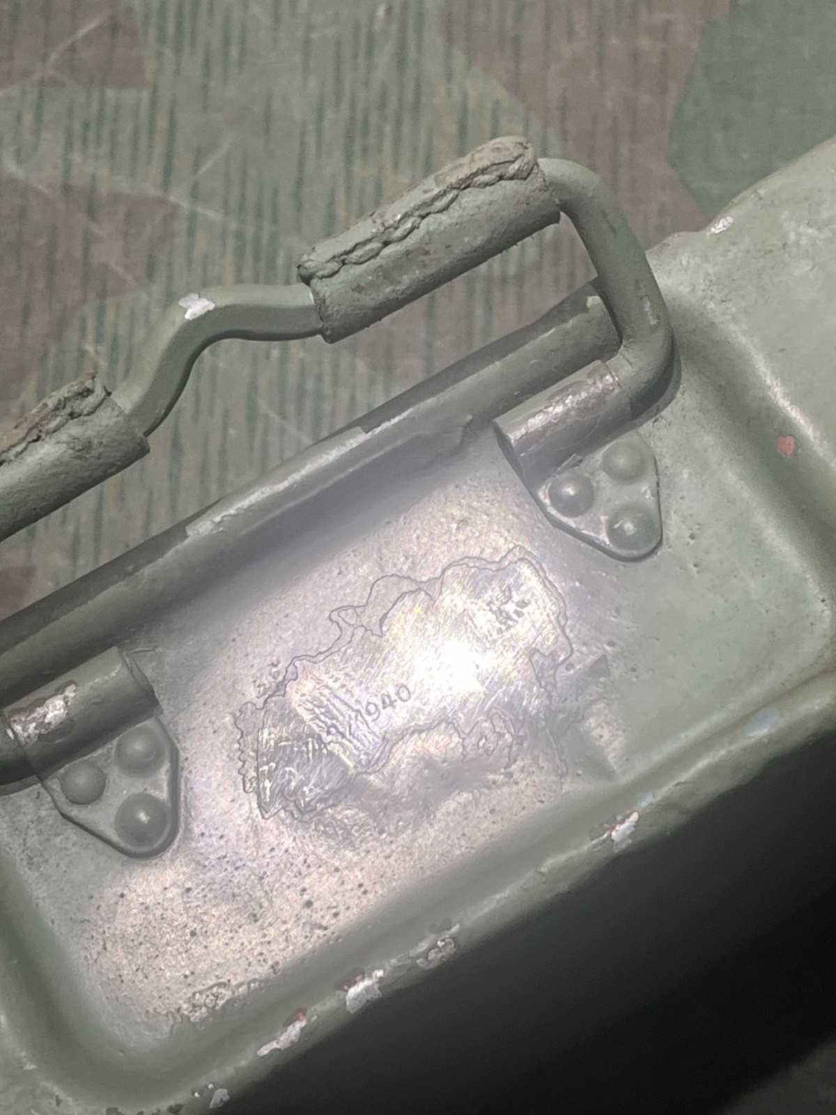 Original WW2 German Mg34 Mg42 Ammo Can Waffen Marked 743/1940 - Image 6