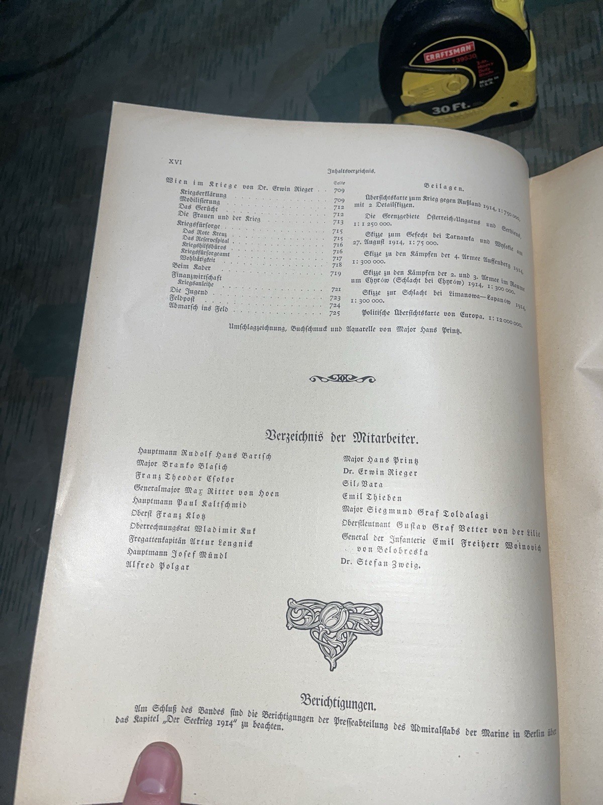 Original WW2 German Era Die Geschichte Des Weltkriegs Book #1 on German Military - Image 6