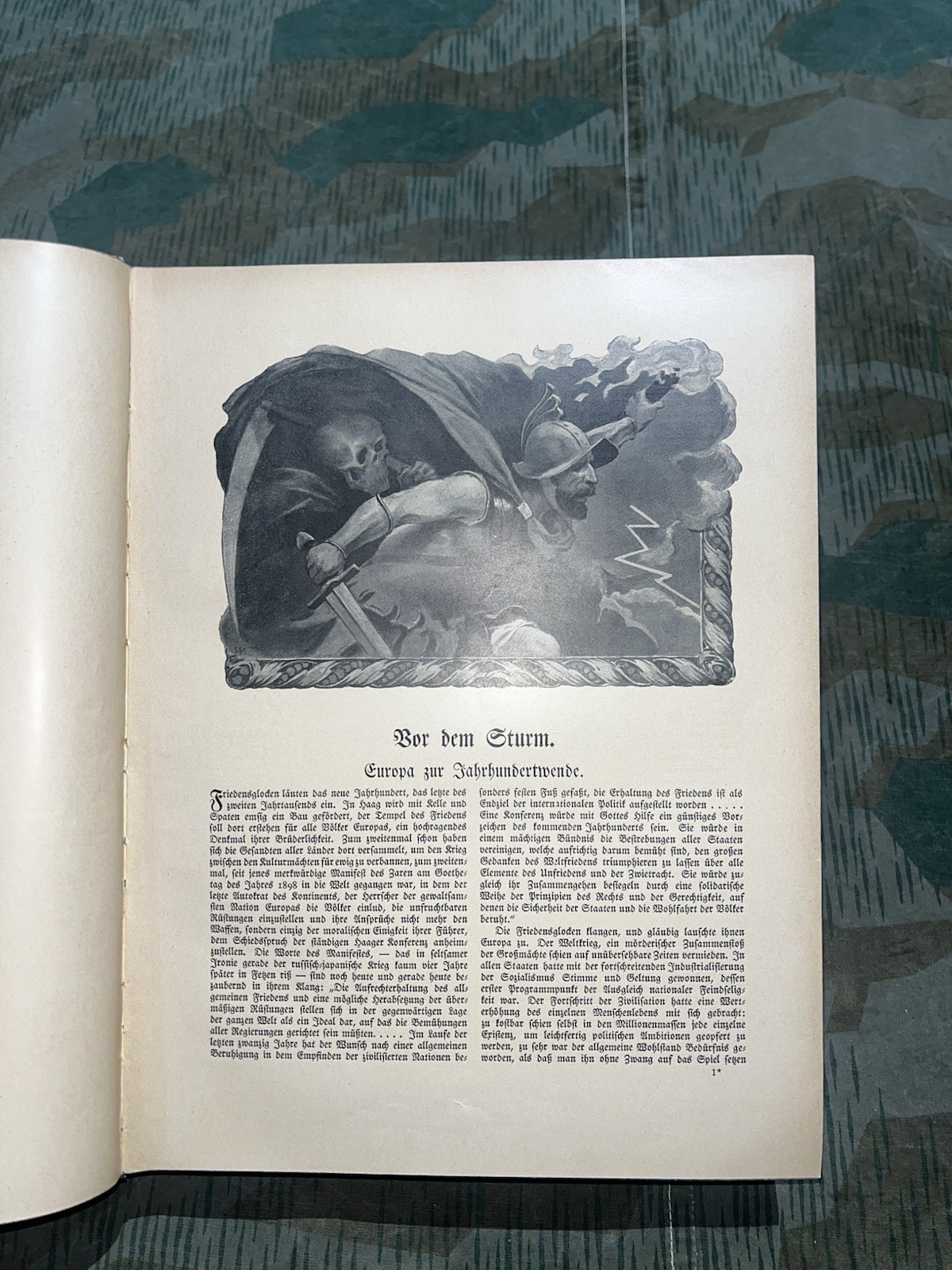 Original WW2 German Era Die Geschichte Des Weltkriegs Book #1 on German Military - Image 7