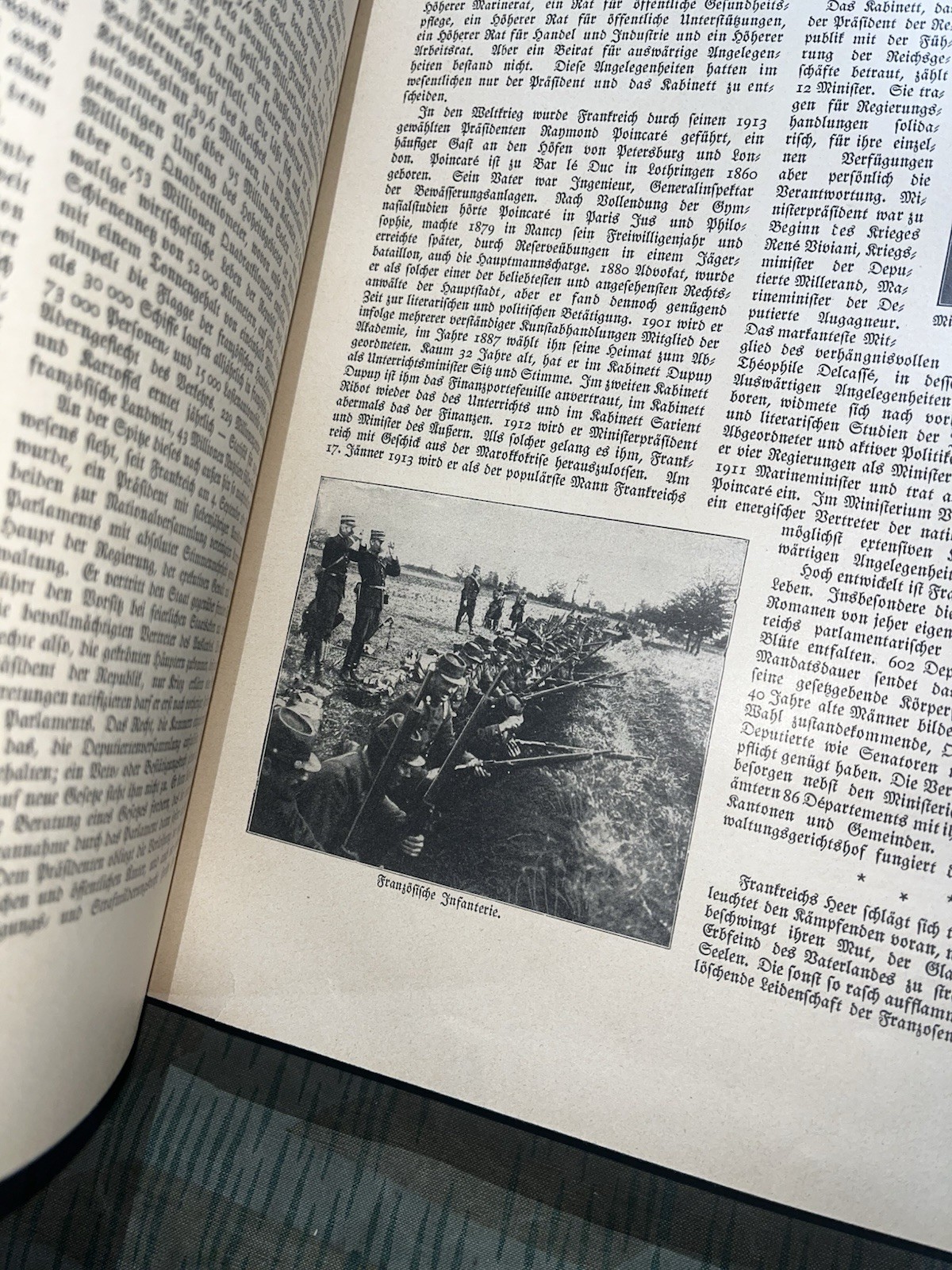 Original WW2 German Era Die Geschichte Des Weltkriegs Book #1 on German Military - Image 8