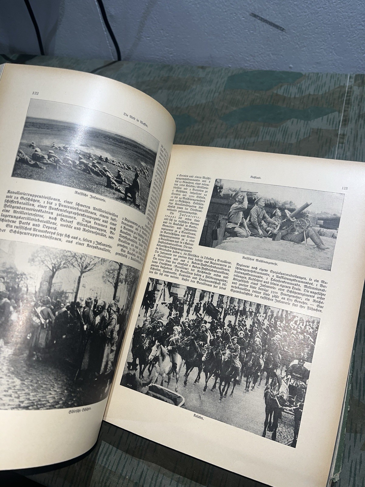 Original WW2 German Era Die Geschichte Des Weltkriegs Book #1 on German Military - Image 12