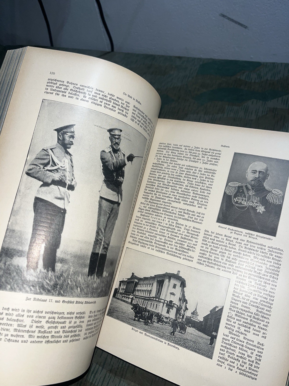 Original WW2 German Era Die Geschichte Des Weltkriegs Book #1 on German Military - Image 14
