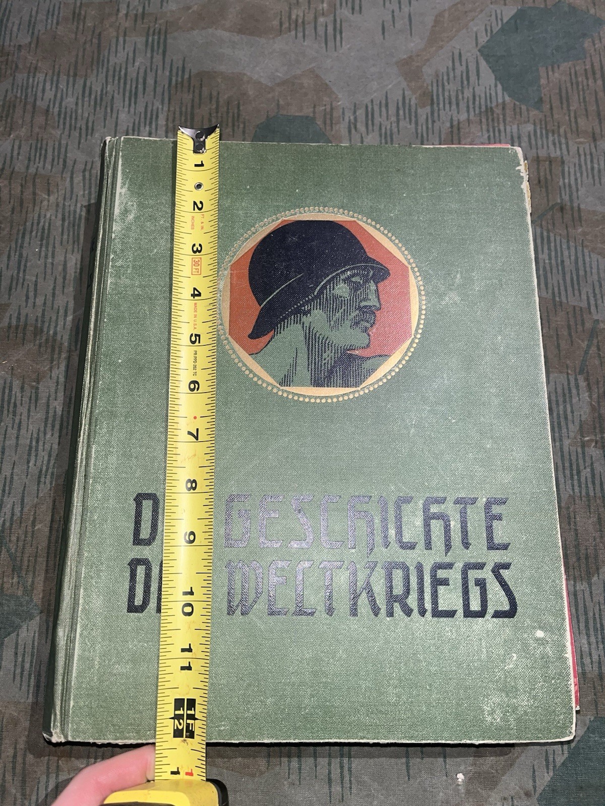 Original WW2 German Era Die Geschichte Des Weltkriegs Book #1 on German Military - Image 22