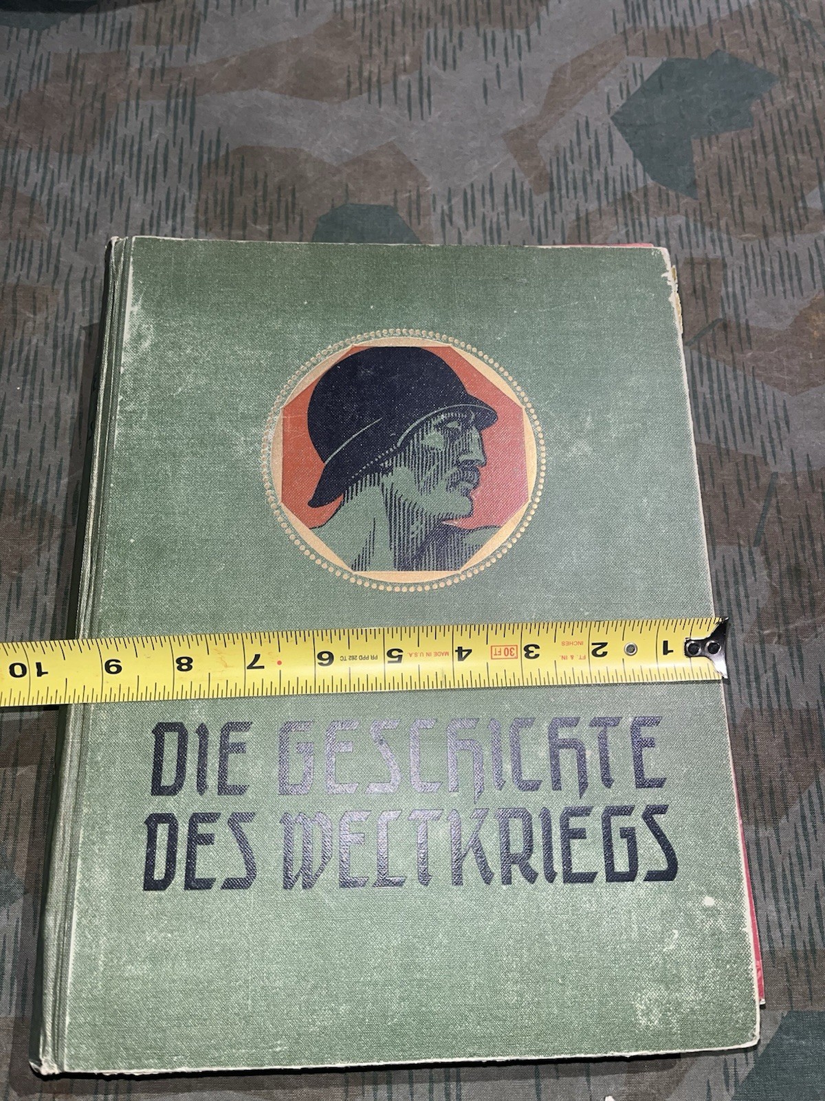 Original WW2 German Era Die Geschichte Des Weltkriegs Book #1 on German Military - Image 23