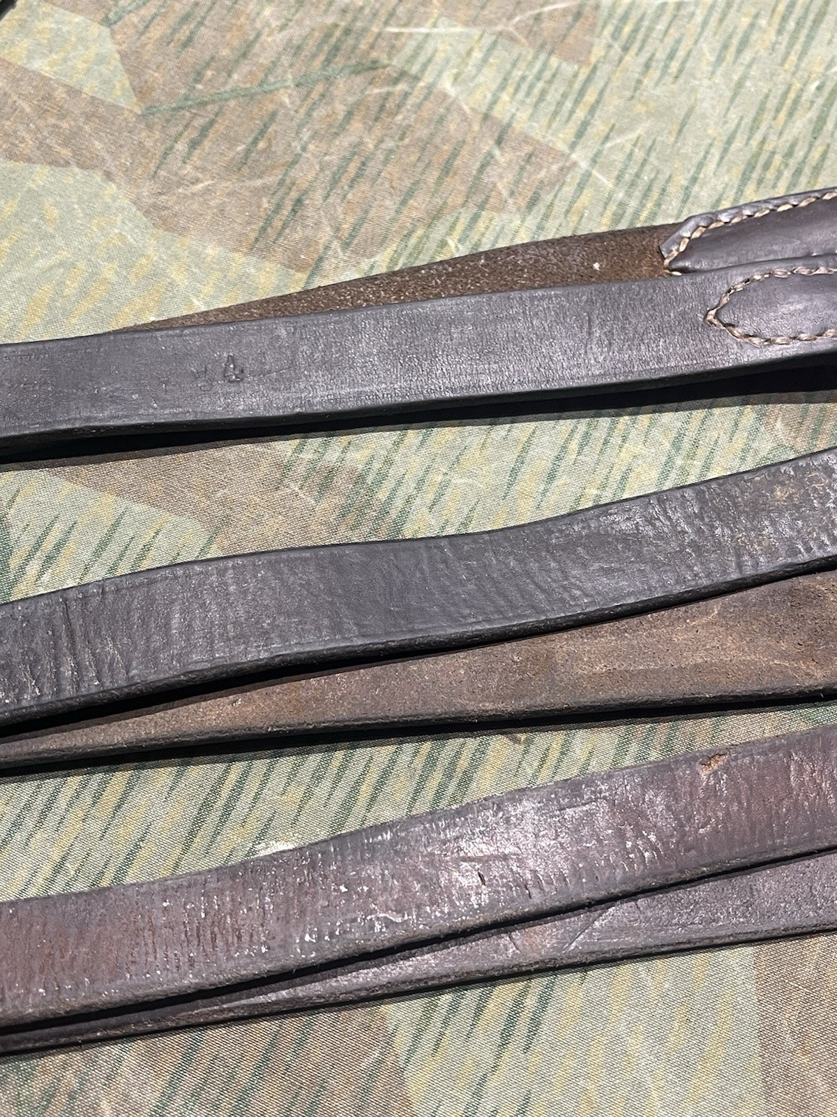 WW2 German Style / Yugo Spilt Strap Mg34 Mg42 Leather Shoulder Strap Sling 1x Only - Image 4