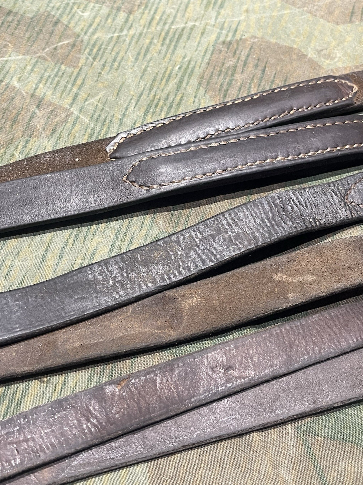 WW2 German Style / Yugo Spilt Strap Mg34 Mg42 Leather Shoulder Strap Sling 1x Only - Image 5