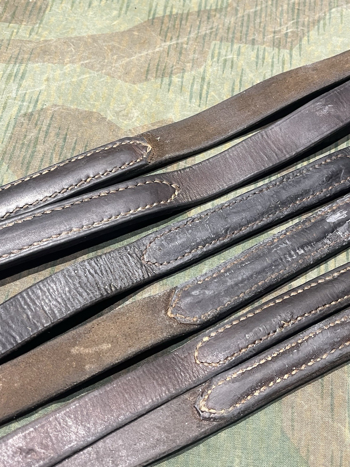 WW2 German Style / Yugo Spilt Strap Mg34 Mg42 Leather Shoulder Strap Sling 1x Only - Image 6