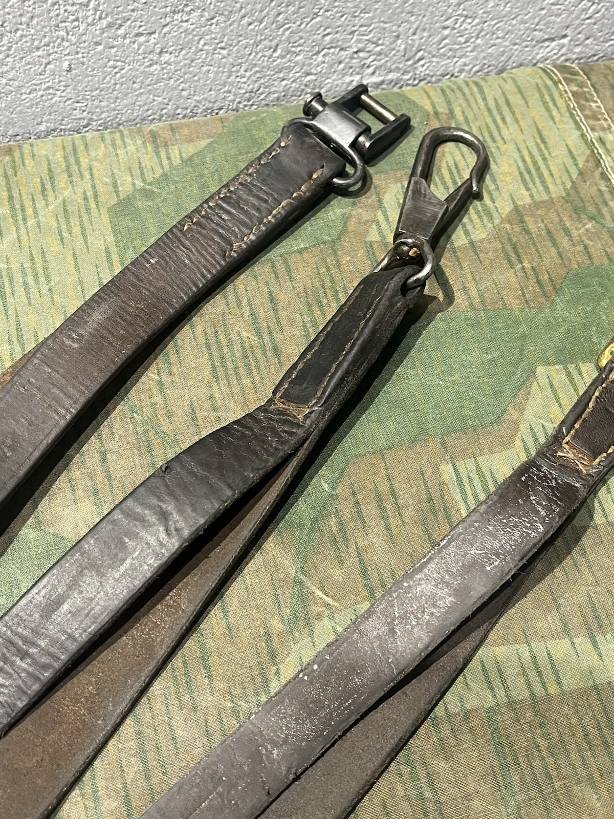 WW2 German Style / Yugo Spilt Strap Mg34 Mg42 Leather Shoulder Strap Sling 1x Only - Image 8