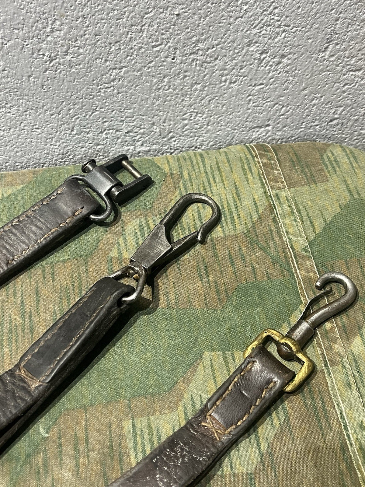 WW2 German Style / Yugo Spilt Strap Mg34 Mg42 Leather Shoulder Strap Sling 1x Only - Image 9