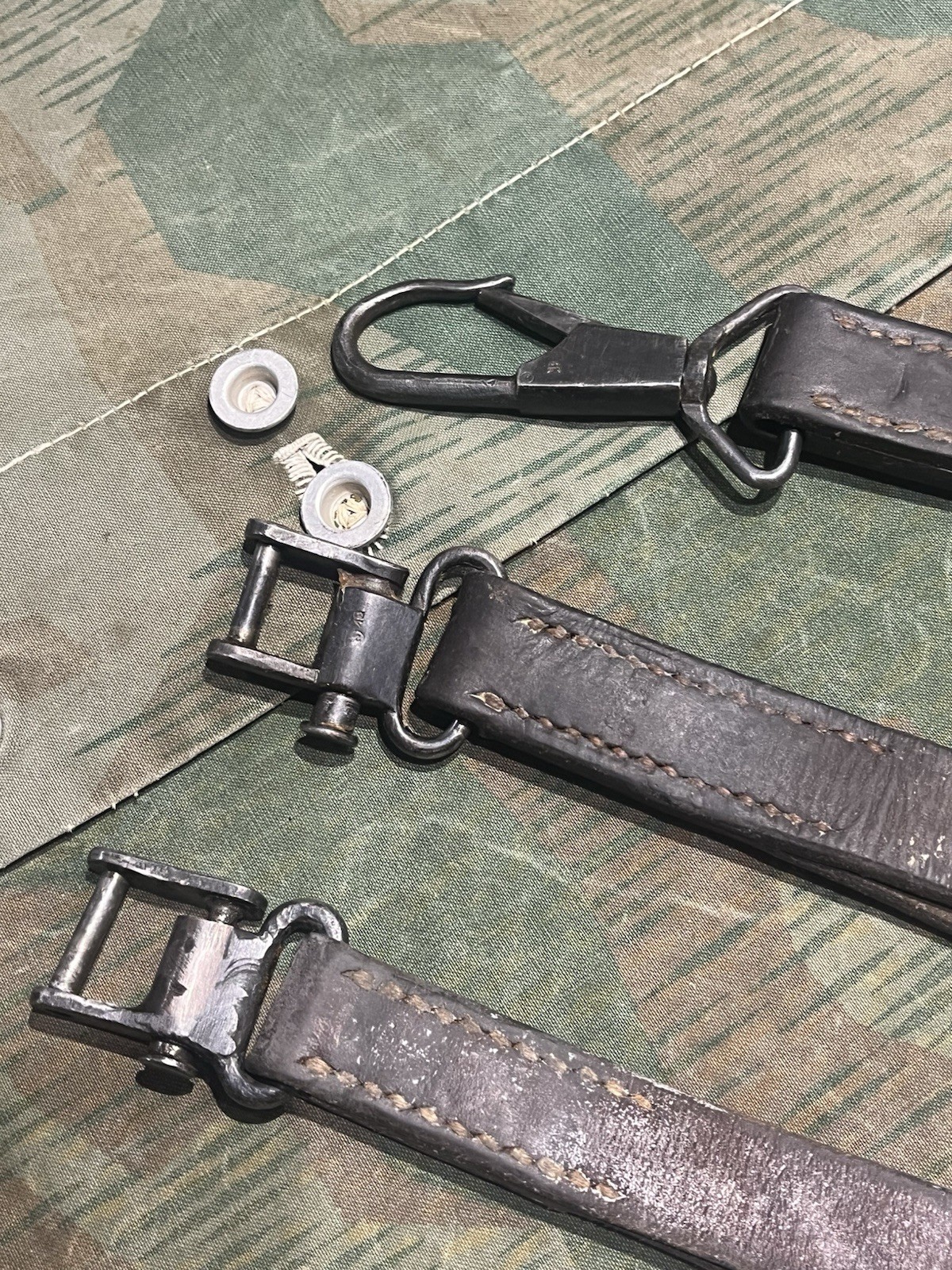 WW2 German Style / Yugo Spilt Strap Mg34 Mg42 Leather Shoulder Strap Sling 1x Only - Image 14