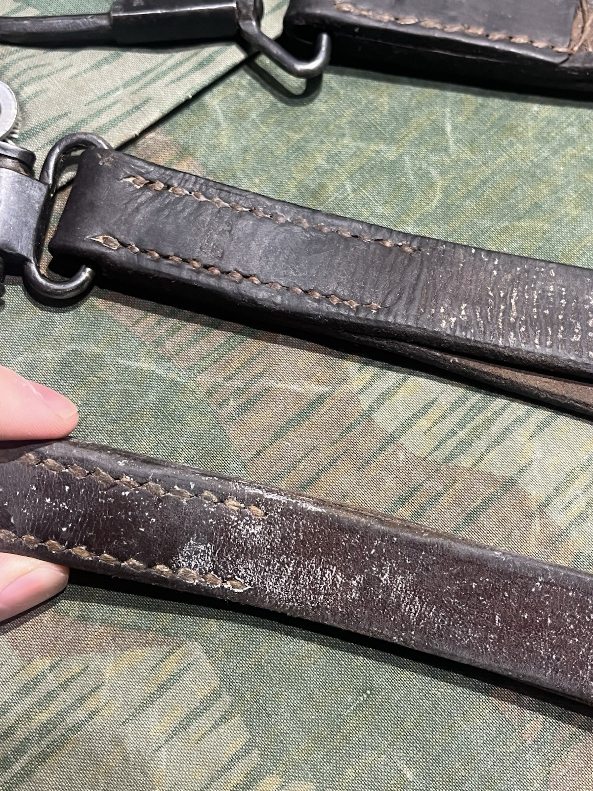 WW2 German Style / Yugo Spilt Strap Mg34 Mg42 Leather Shoulder Strap Sling 1x Only - Image 15