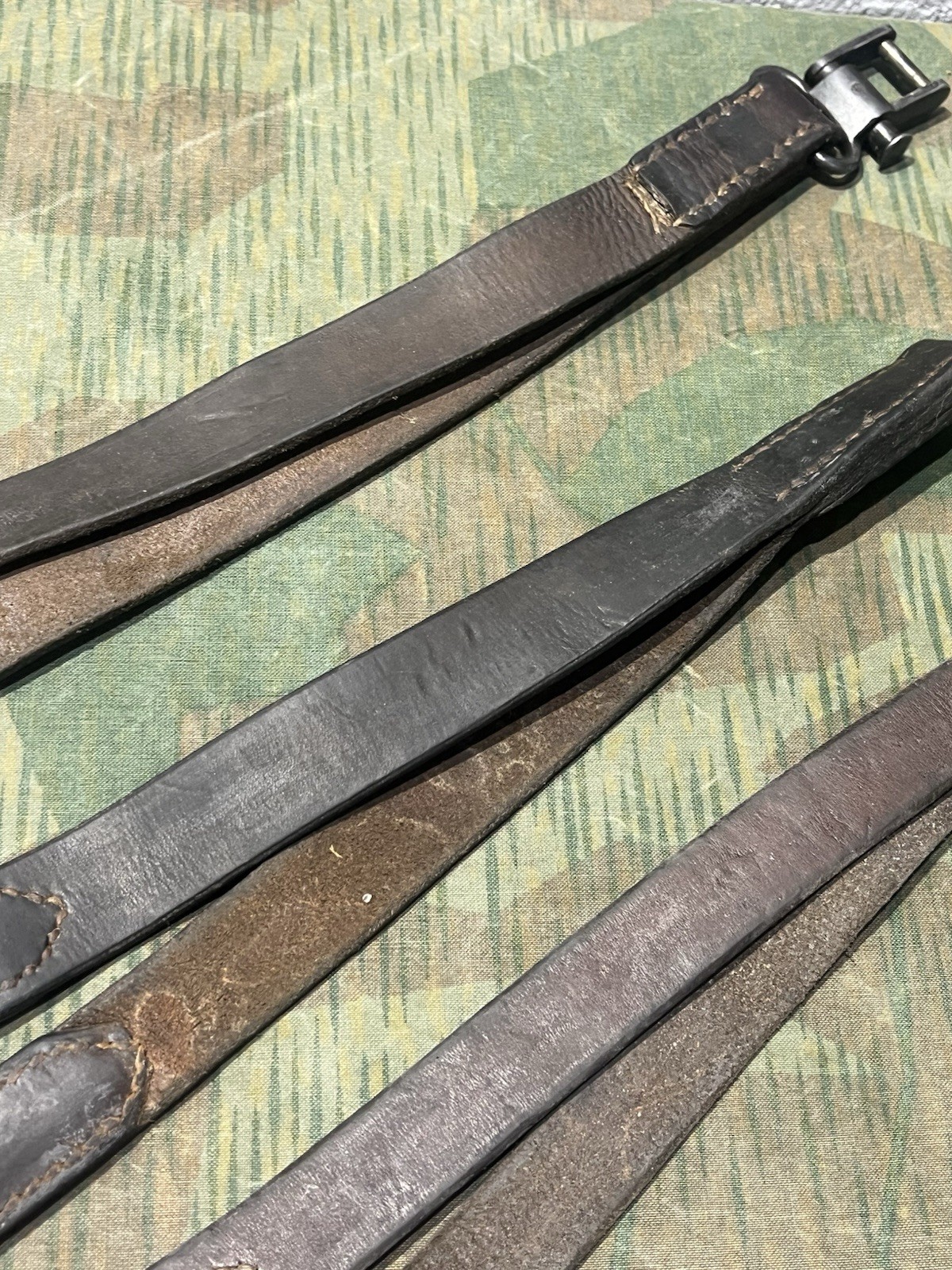 WW2 German Style / Yugo Spilt Strap Mg34 Mg42 Leather Shoulder Strap Sling 1x Only - Image 18