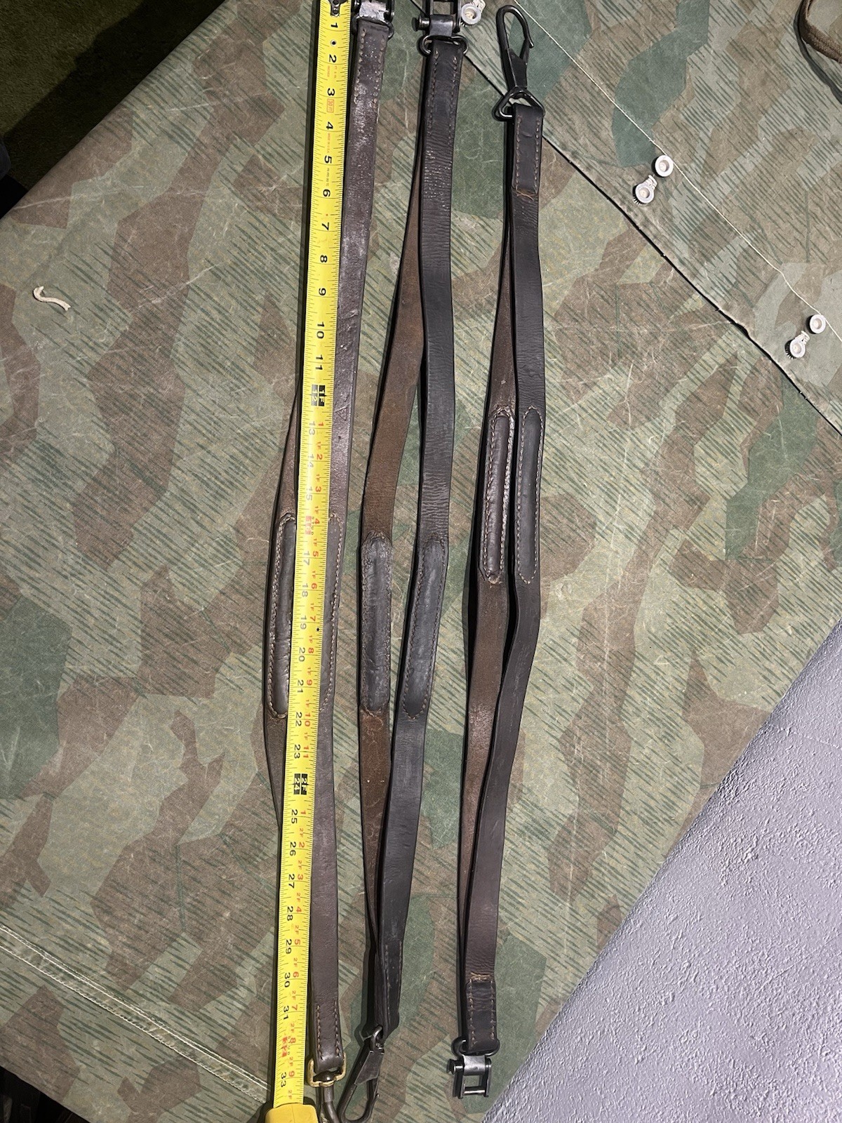 WW2 German Style / Yugo Spilt Strap Mg34 Mg42 Leather Shoulder Strap Sling 1x Only - Image 20