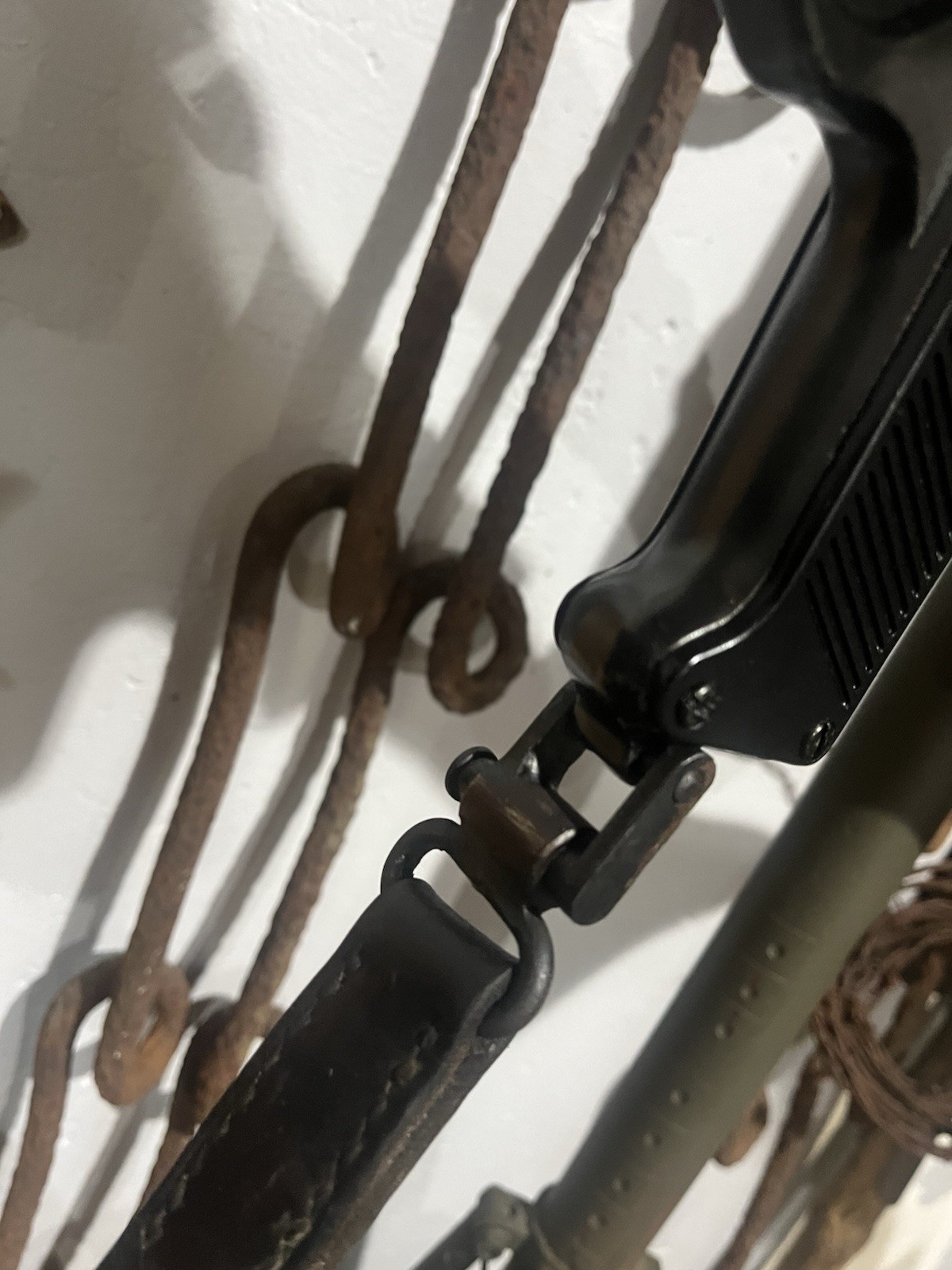 WW2 German Style / Yugo Spilt Strap Mg34 Mg42 Leather Shoulder Strap Sling 1x Only - Image 22
