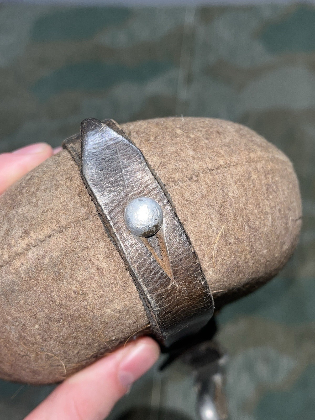 original WW2 German Uniform M31 Canteen & Cup Marked TSR 40 - Image 8
