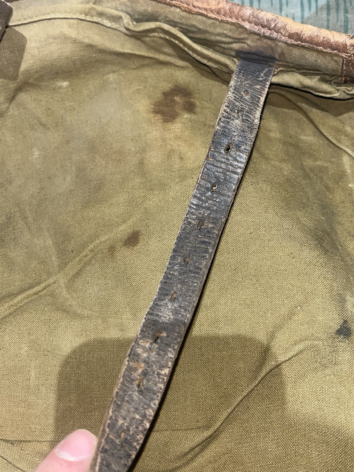 Original WW2 German Uniform M39 Pony Fur Horsehair Tornister Backpack Marked 1937 - Image 16