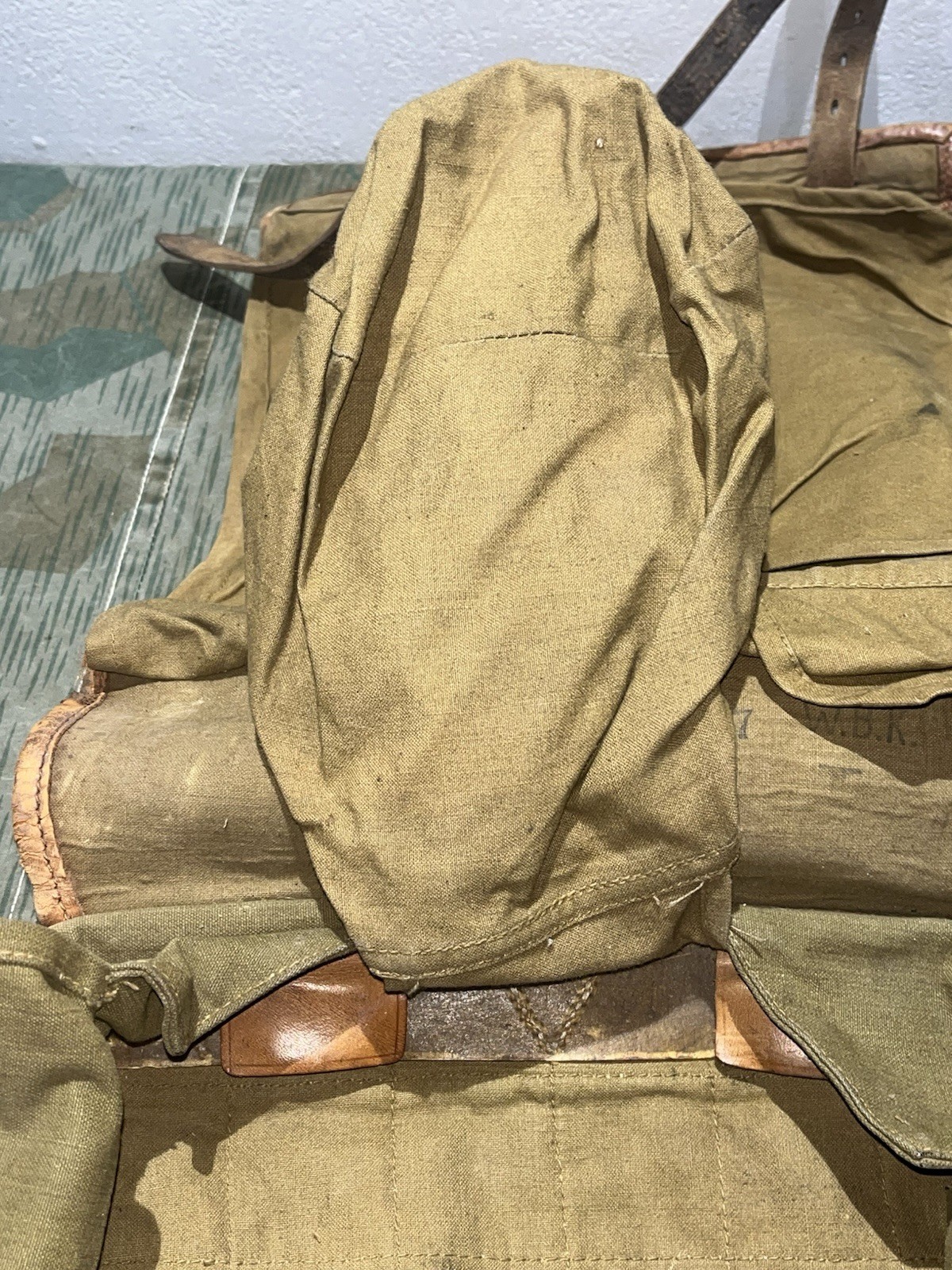 Original WW2 German Uniform M39 Pony Fur Horsehair Tornister Backpack Marked 1937 - Image 21
