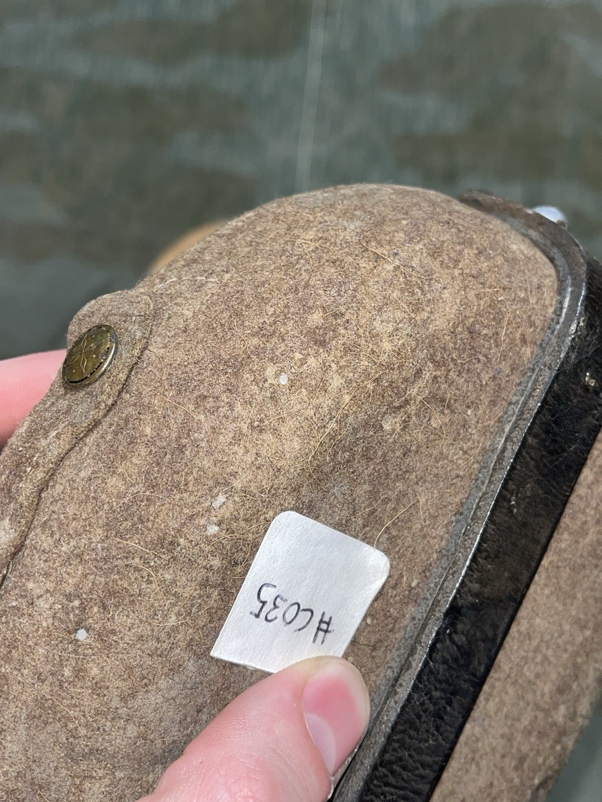 original WW2 German Uniform M31 Canteen & Cup Marked TSR 40 - Image 10