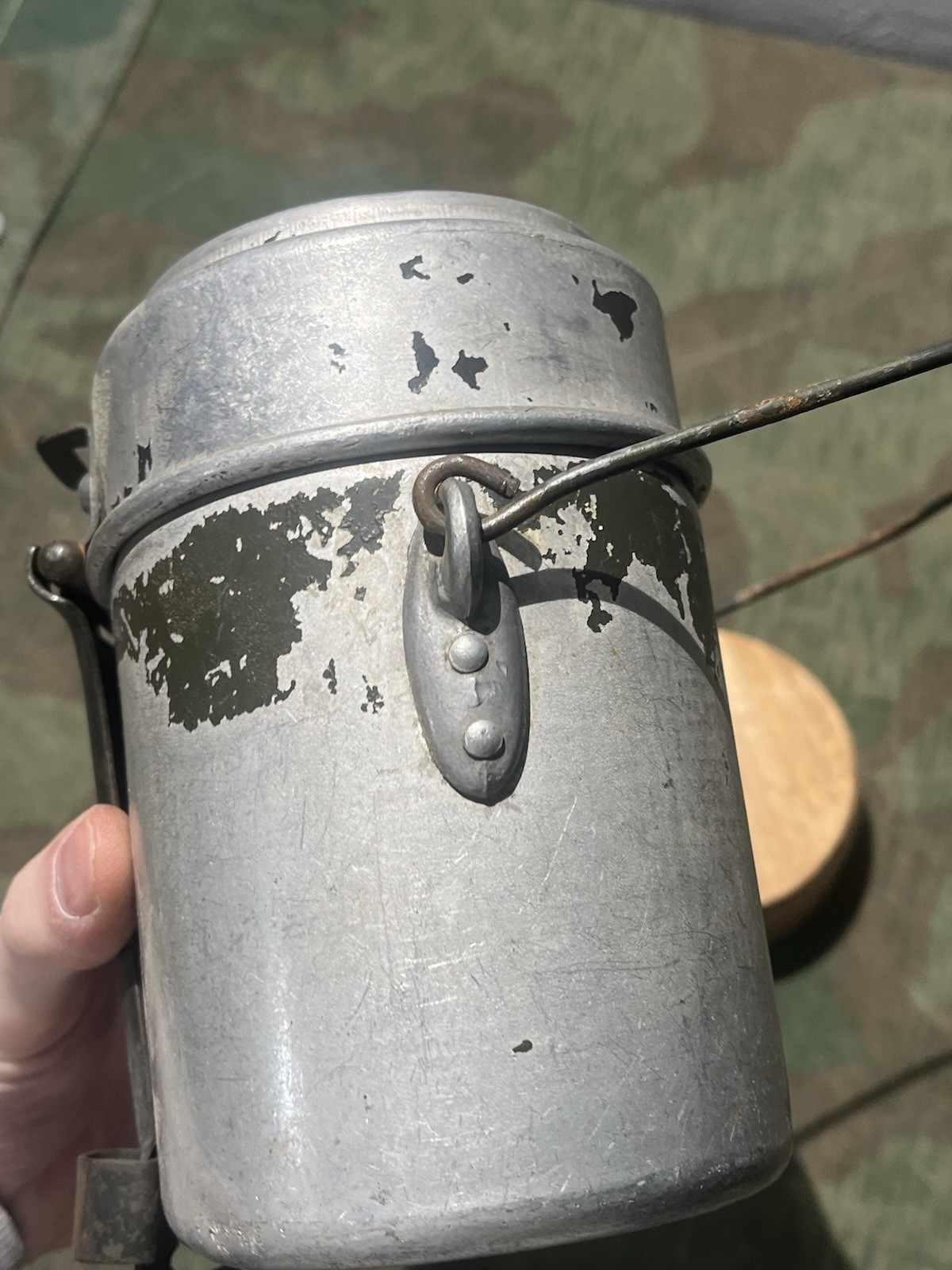Original WW2 German M31 Mess Tin Kit Marked AWF41/FWBN39 - Image 5
