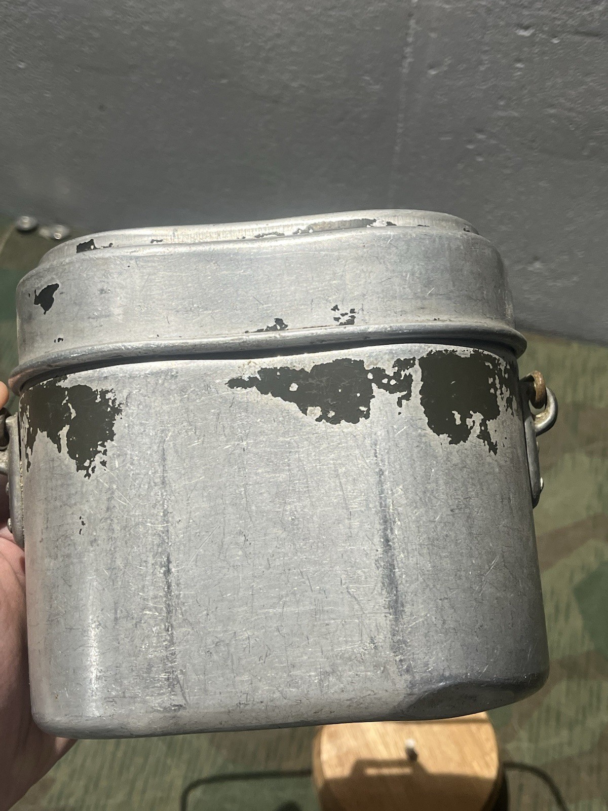 Original WW2 German M31 Mess Tin Kit Marked AWF41/FWBN39 - Image 7