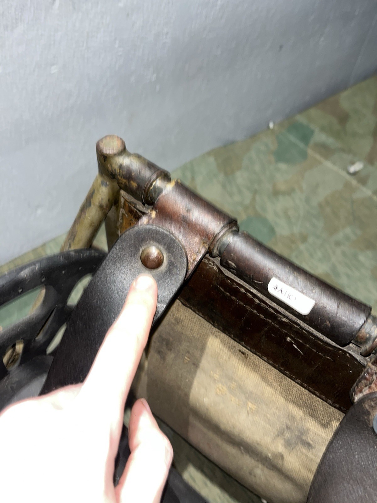 Original WW2 German FF33 Field Telephone Wire Spool Backpack Cable Reel - Image 17