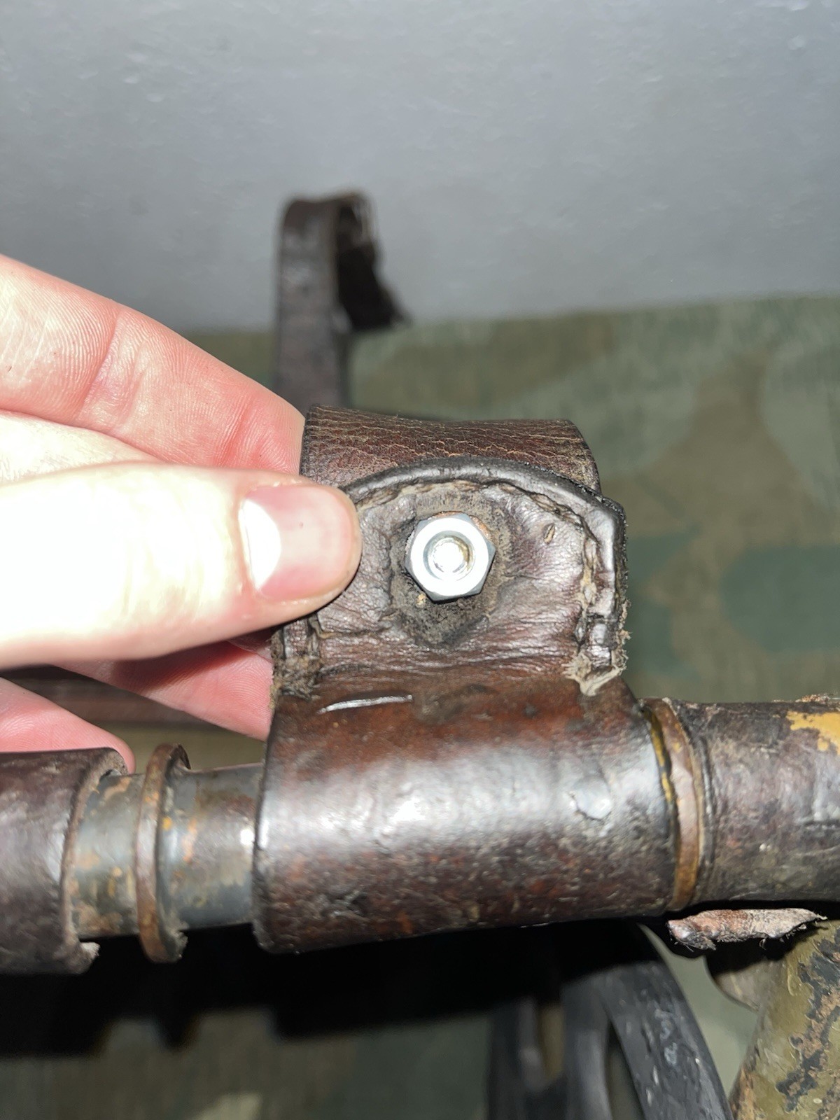 Original WW2 German FF33 Field Telephone Wire Spool Backpack Cable Reel - Image 19