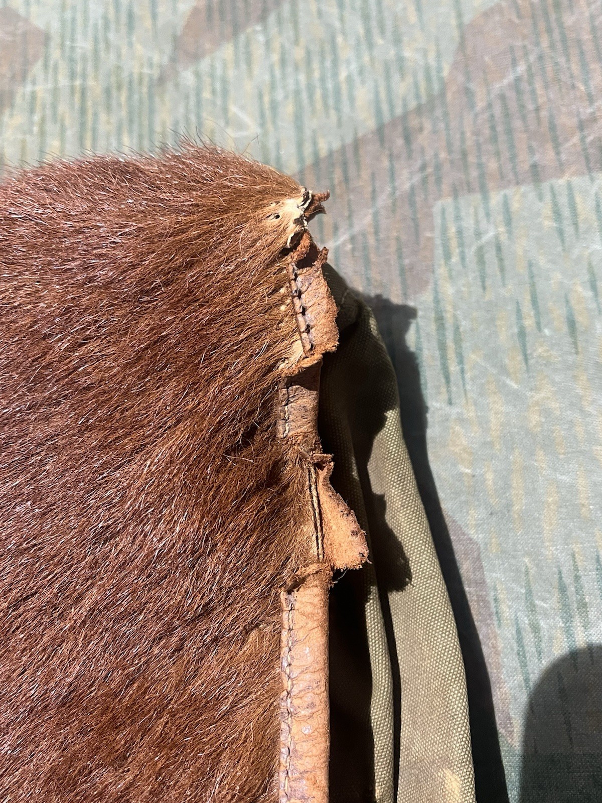 Original WW2 German Uniform M39 Pony Fur Horsehair Tornister Backpack Marked 1936 - Image 4