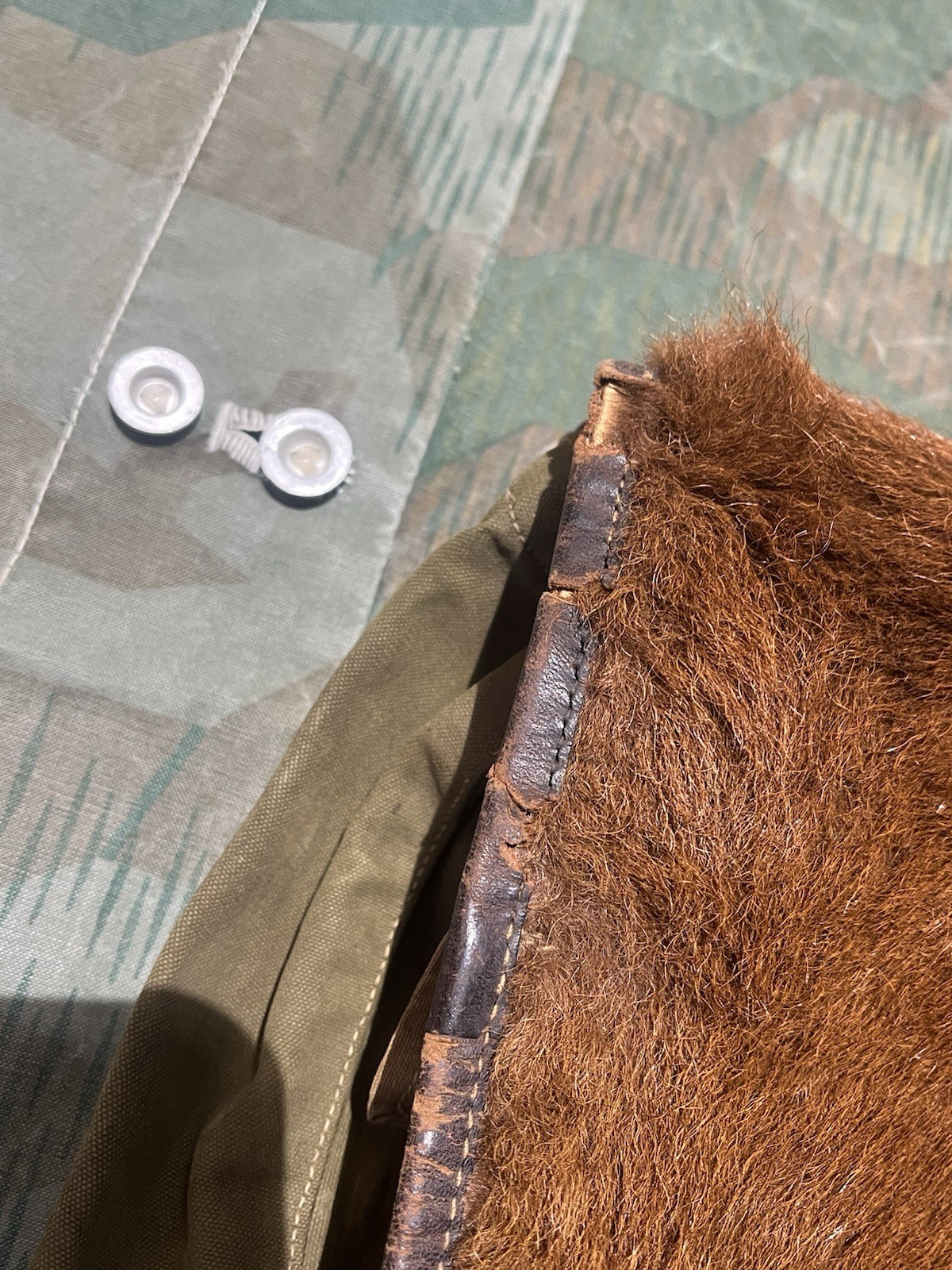 Original WW2 German Uniform M39 Pony Fur Horsehair Tornister Backpack Marked 1936 - Image 5