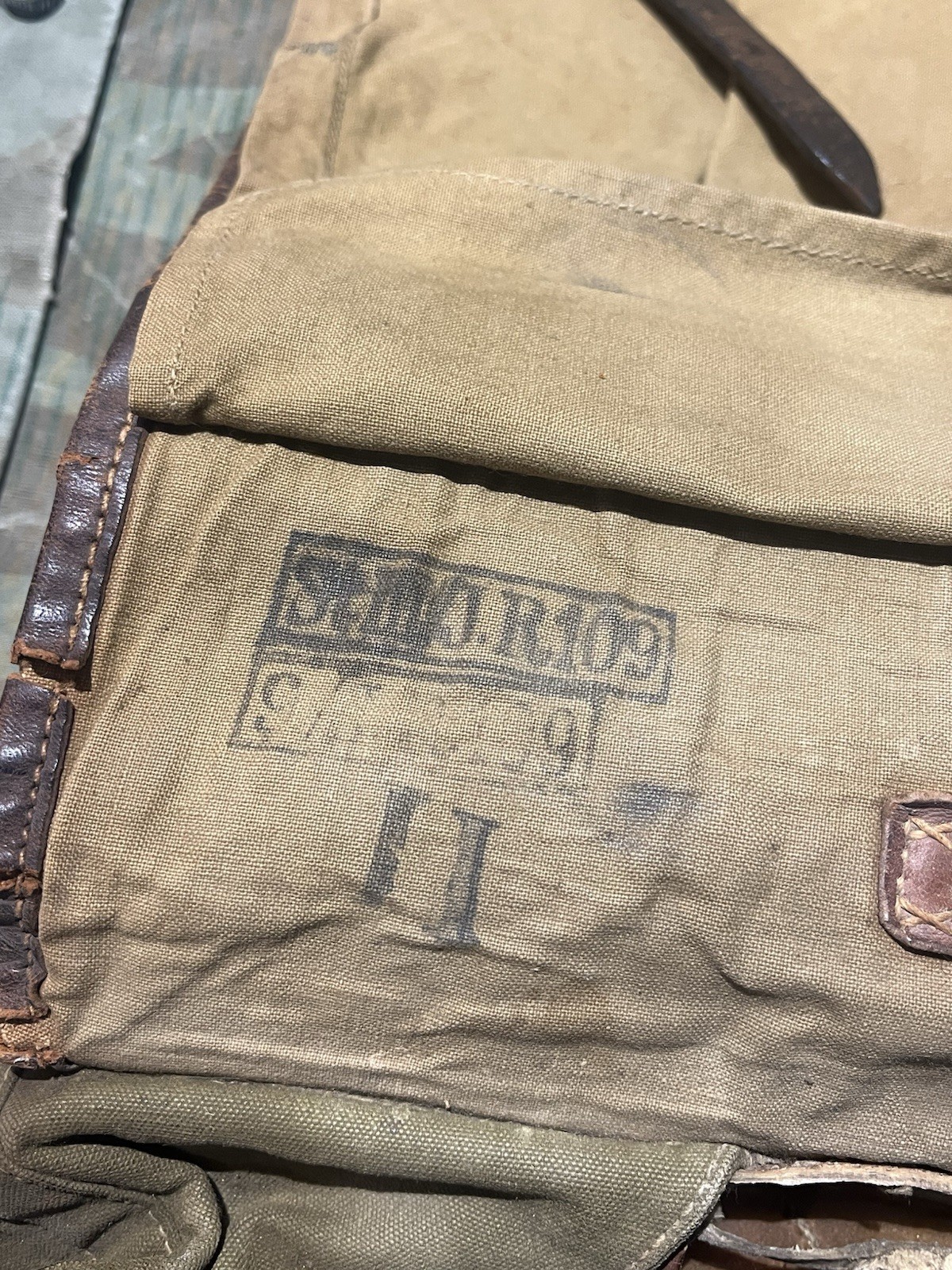 Original WW2 German Uniform M39 Pony Fur Horsehair Tornister Backpack Marked 1936 - Image 7