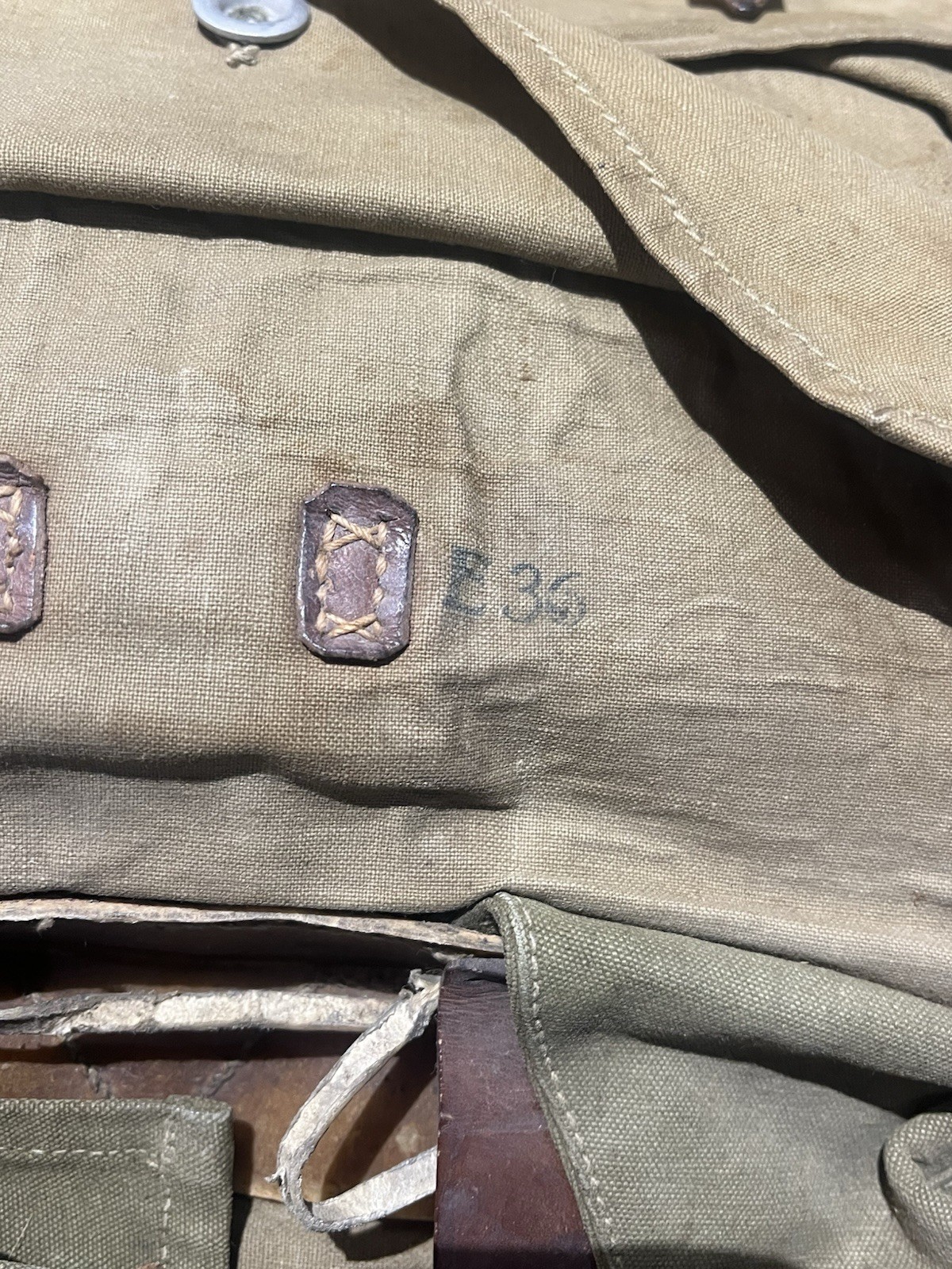 Original WW2 German Uniform M39 Pony Fur Horsehair Tornister Backpack Marked 1936 - Image 8