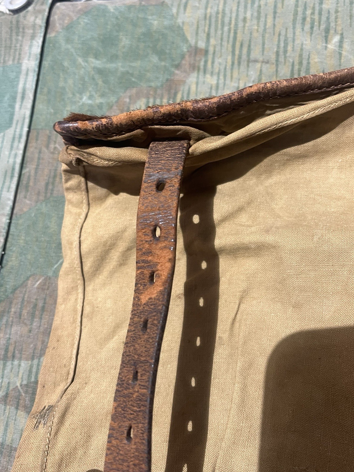 Original WW2 German Uniform M39 Pony Fur Horsehair Tornister Backpack Marked 1936 - Image 10