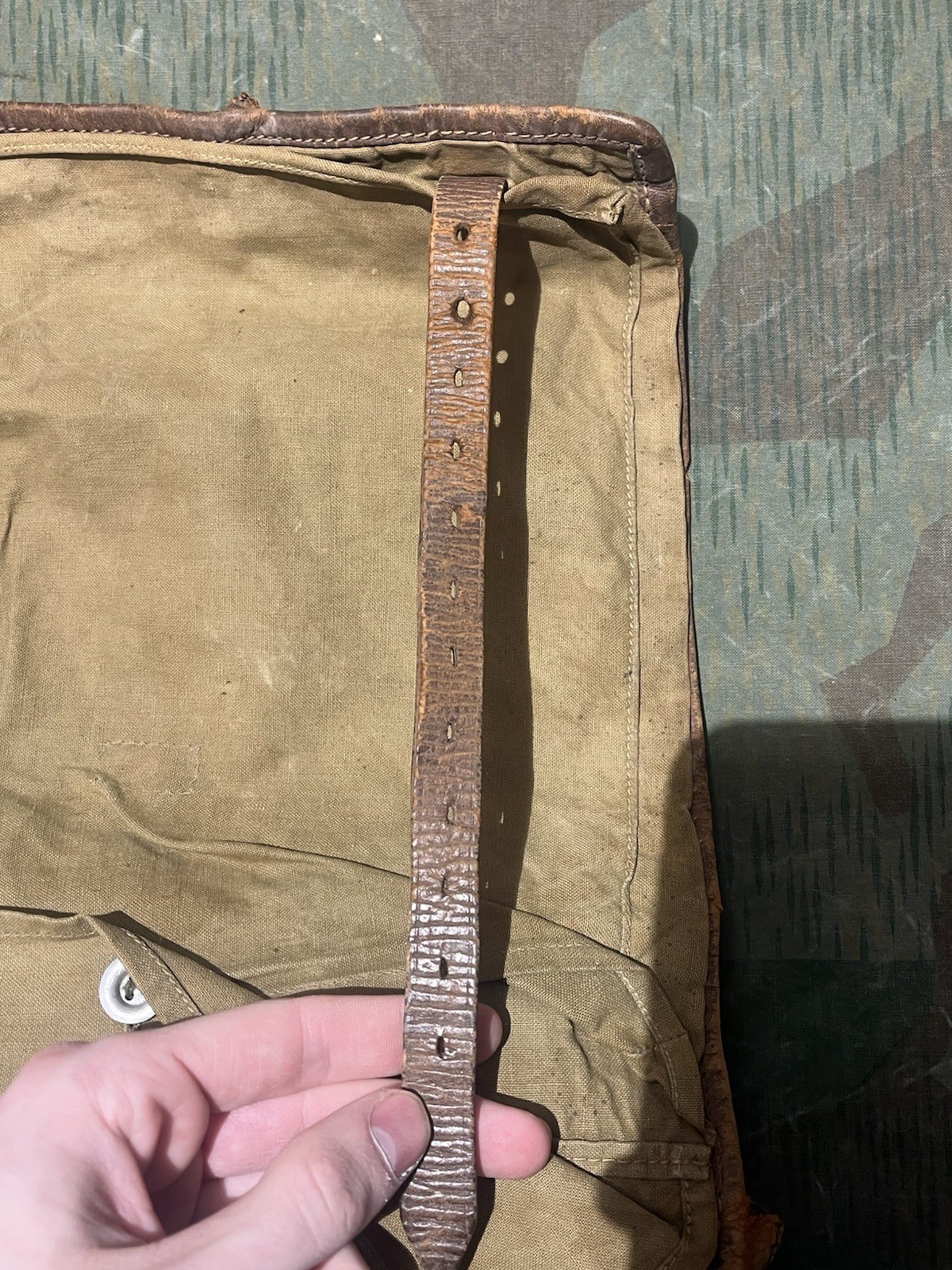 Original WW2 German Uniform M39 Pony Fur Horsehair Tornister Backpack Marked 1936 - Image 11