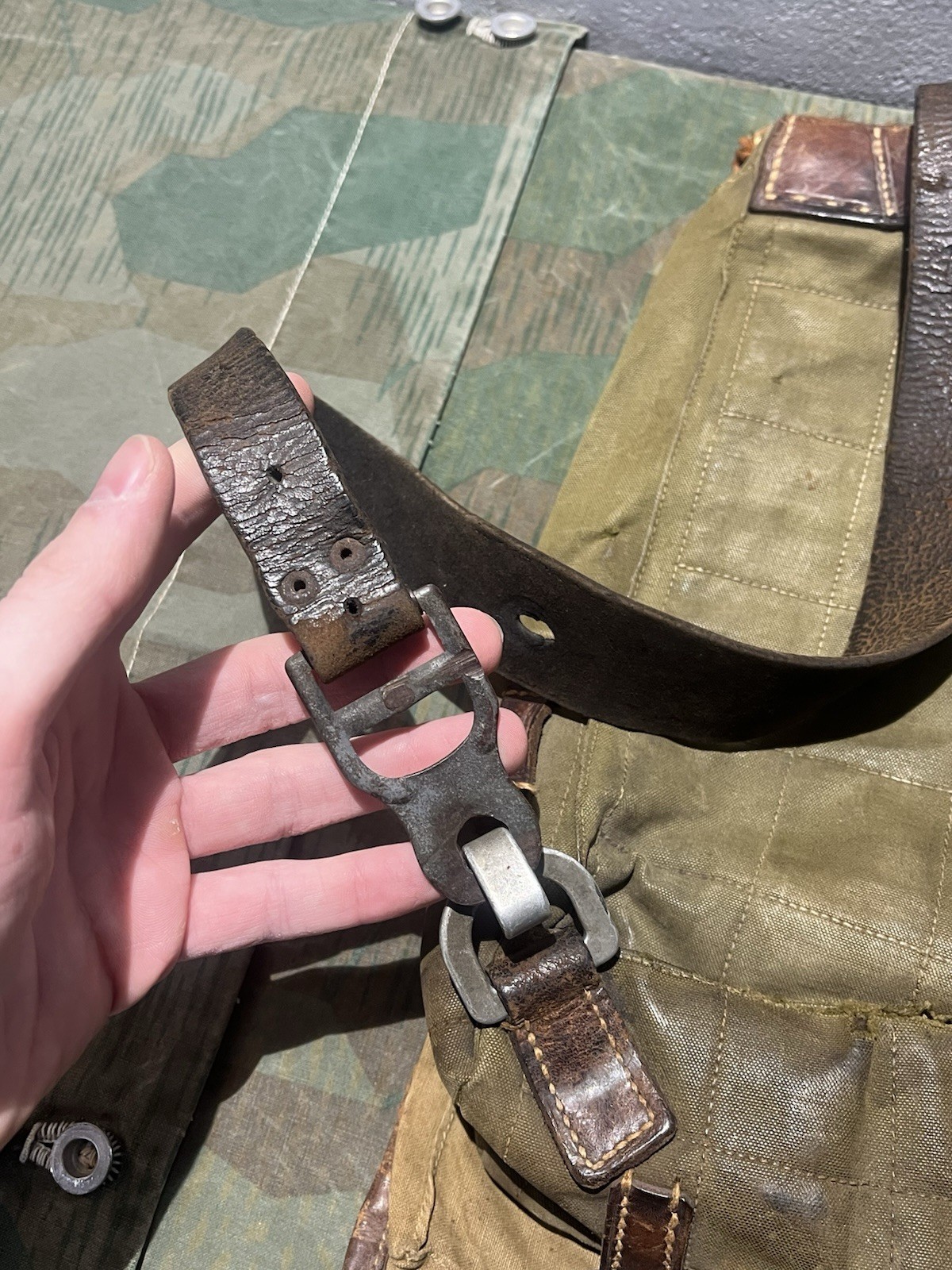 Original WW2 German Uniform M39 Pony Fur Horsehair Tornister Backpack Marked 1936 - Image 17