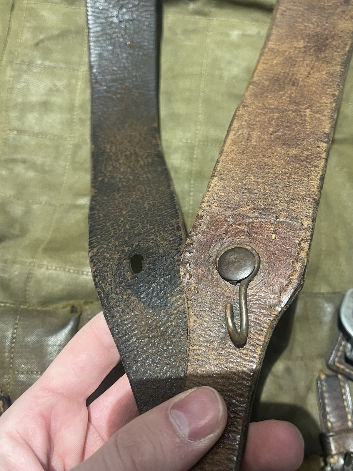 Original WW2 German Uniform M39 Pony Fur Horsehair Tornister Backpack Marked 1936 - Image 18