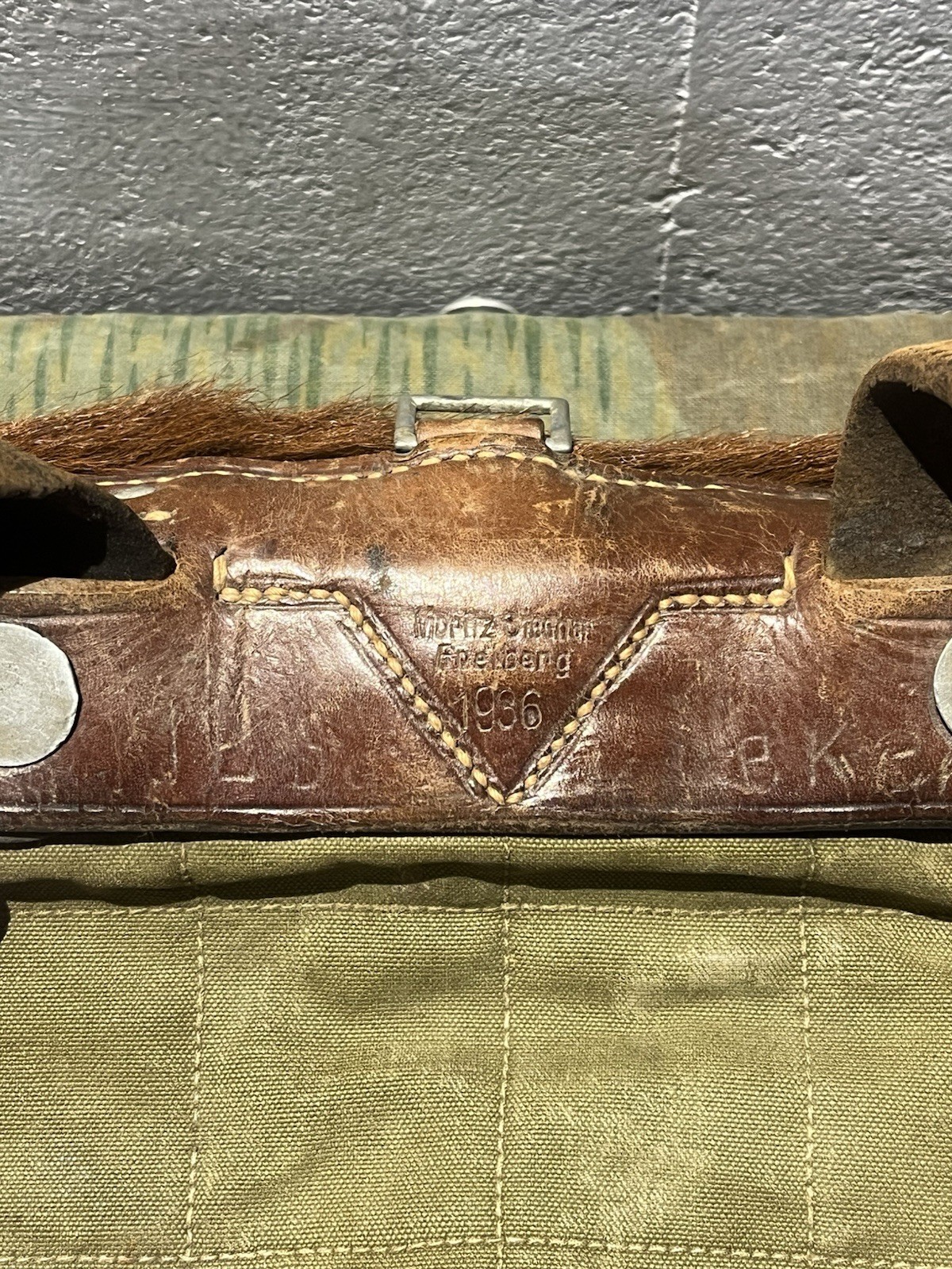 Original WW2 German Uniform M39 Pony Fur Horsehair Tornister Backpack Marked 1936 - Image 20