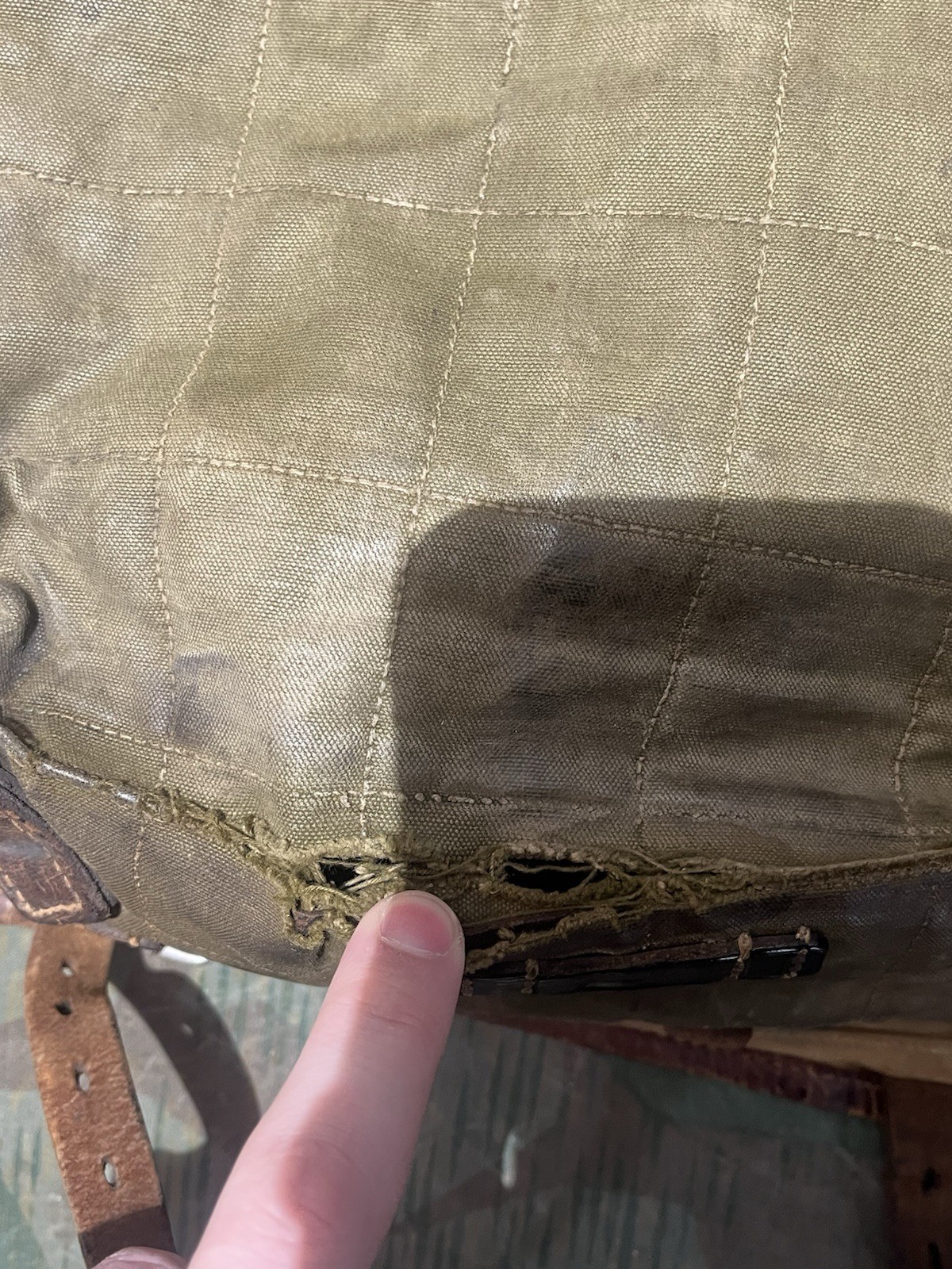 Original WW2 German Uniform M39 Pony Fur Horsehair Tornister Backpack Marked 1936 - Image 22