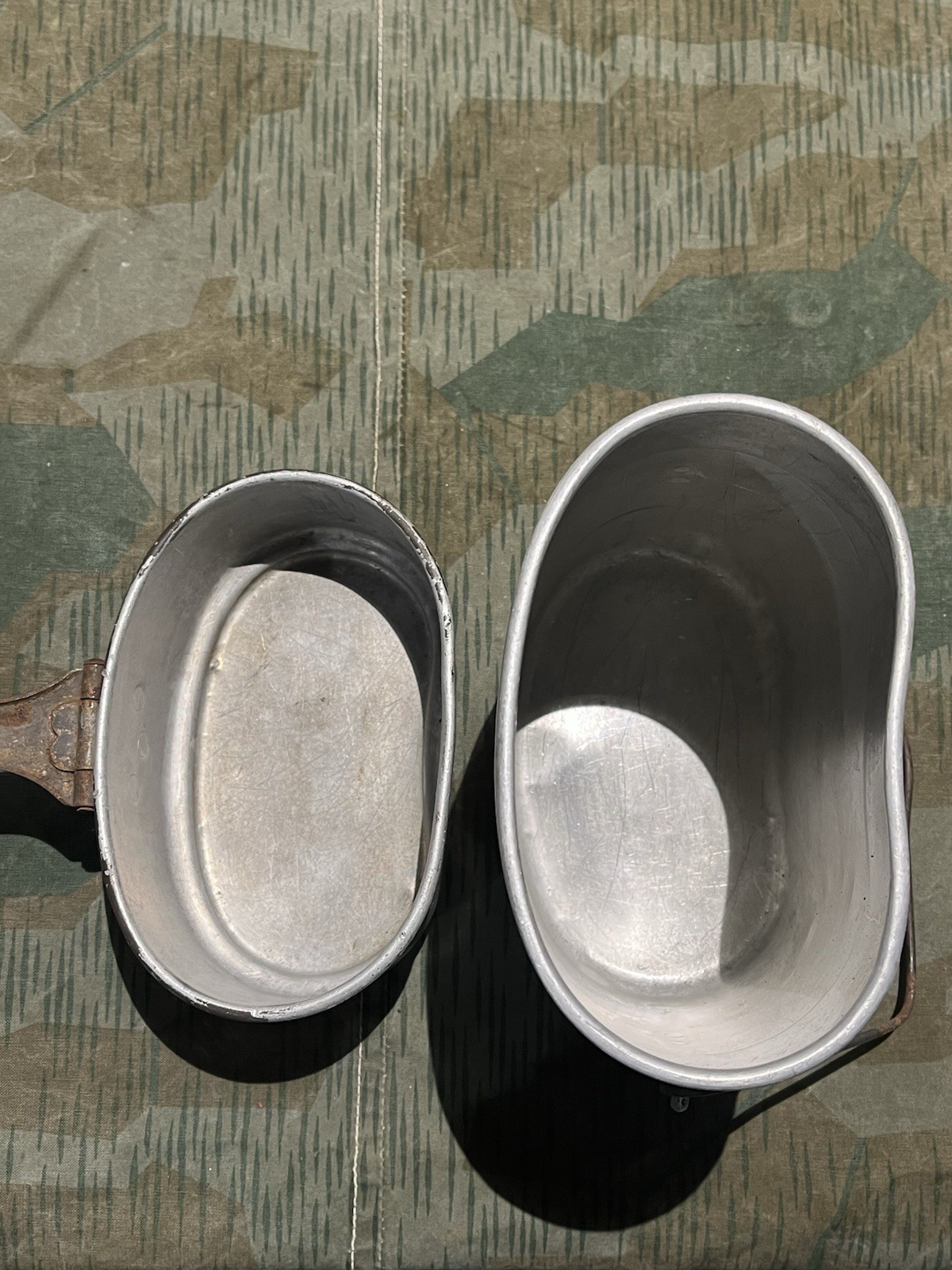 Original WW2 German M1910 Style Mess Tin Kit Marked ESB 38 Matching - Image 13