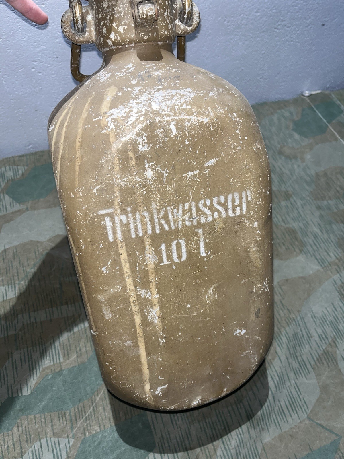 Original WW2 German FL Luftwaffe Marked AVX 10L Trinkwasser Container - Image 17