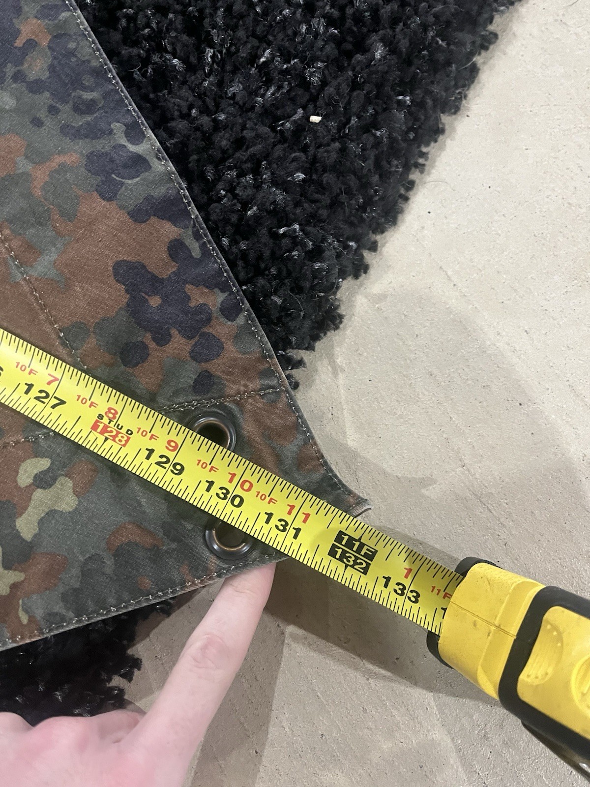 Post WW2 German Bundeswehr Flecktarn Camo Zeltbahn Poncho Tent Original - Image 14