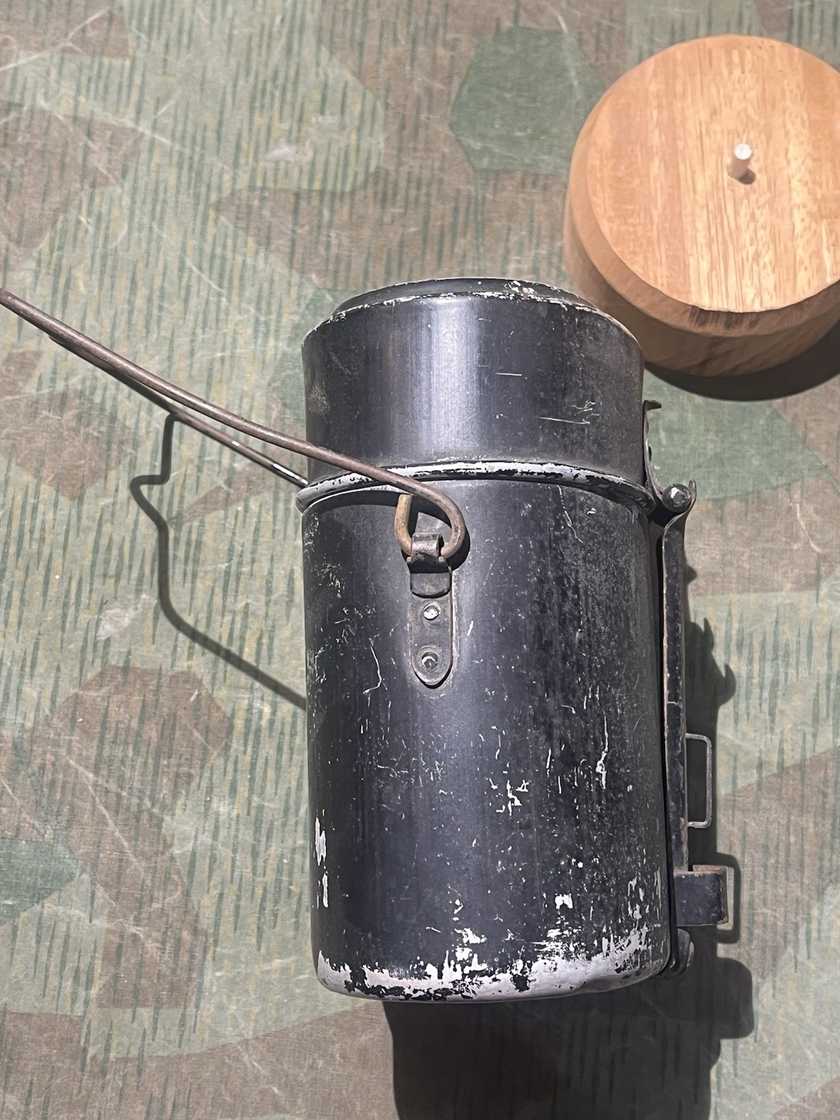 Original WW1 / WW2 German M1910 Style Mess Tin Kit - Image 6