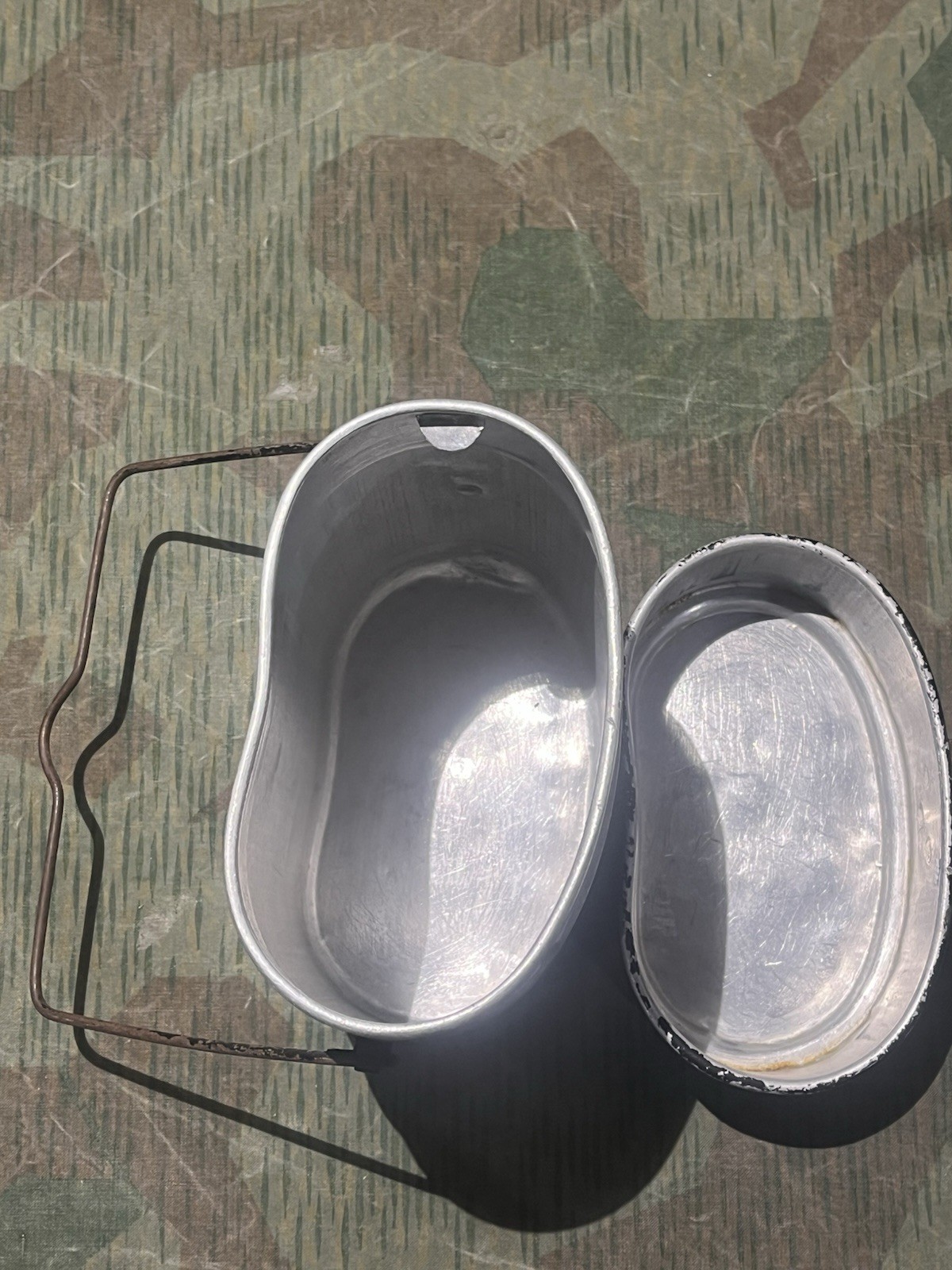 Original WW1 / WW2 German M1910 Style Mess Tin Kit - Image 15