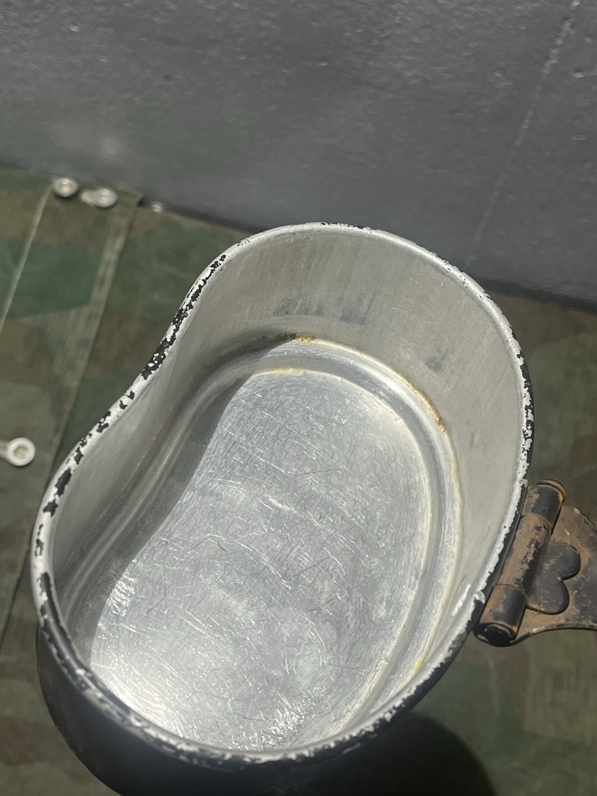 Original WW1 / WW2 German M1910 Style Mess Tin Kit - Image 18